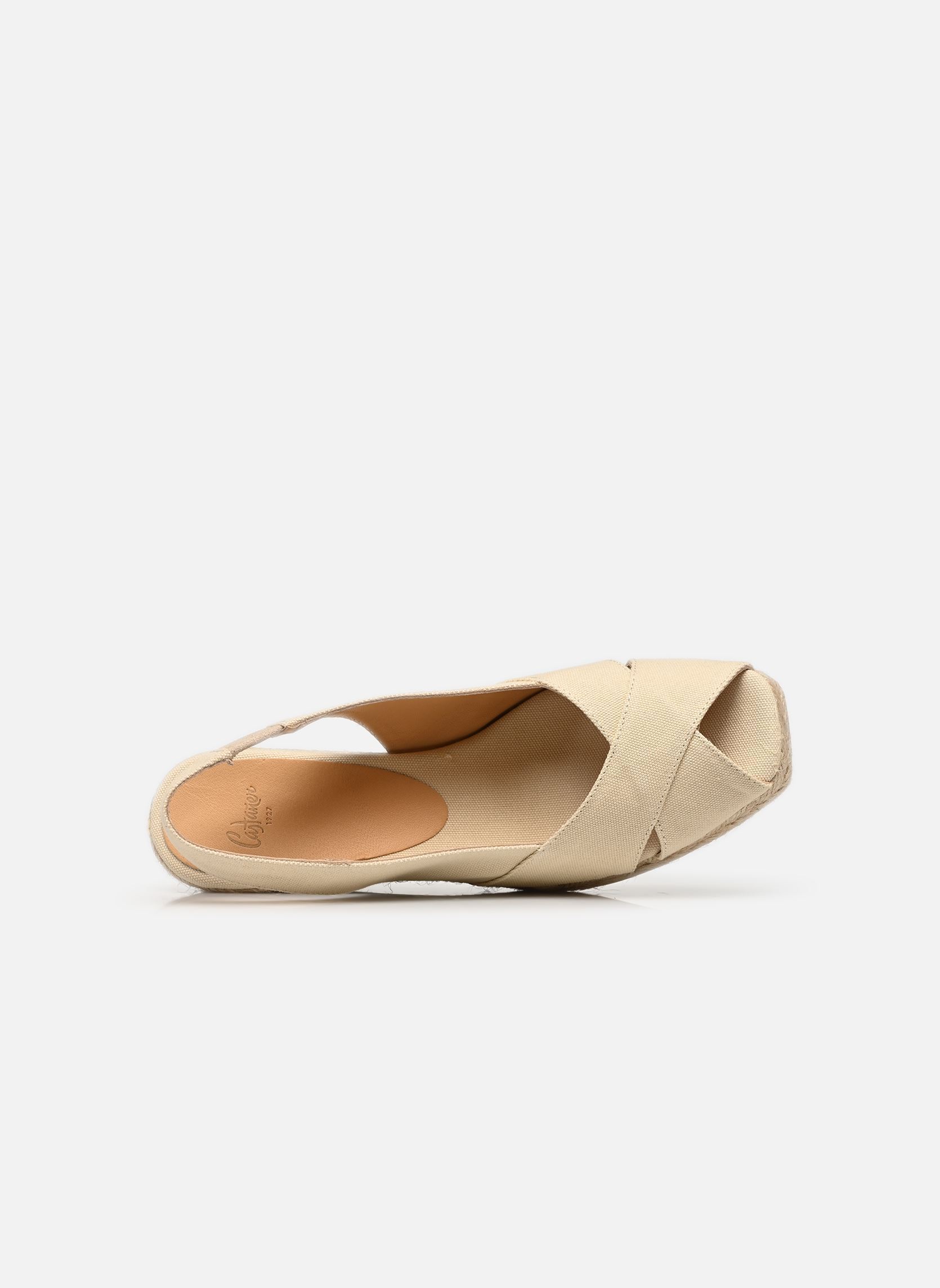 Espadrilles compensées et plateformes Diana H6 femme blanc Castaner Espadrilles compensées et plateformes Diana H6 femme blanc IVORY