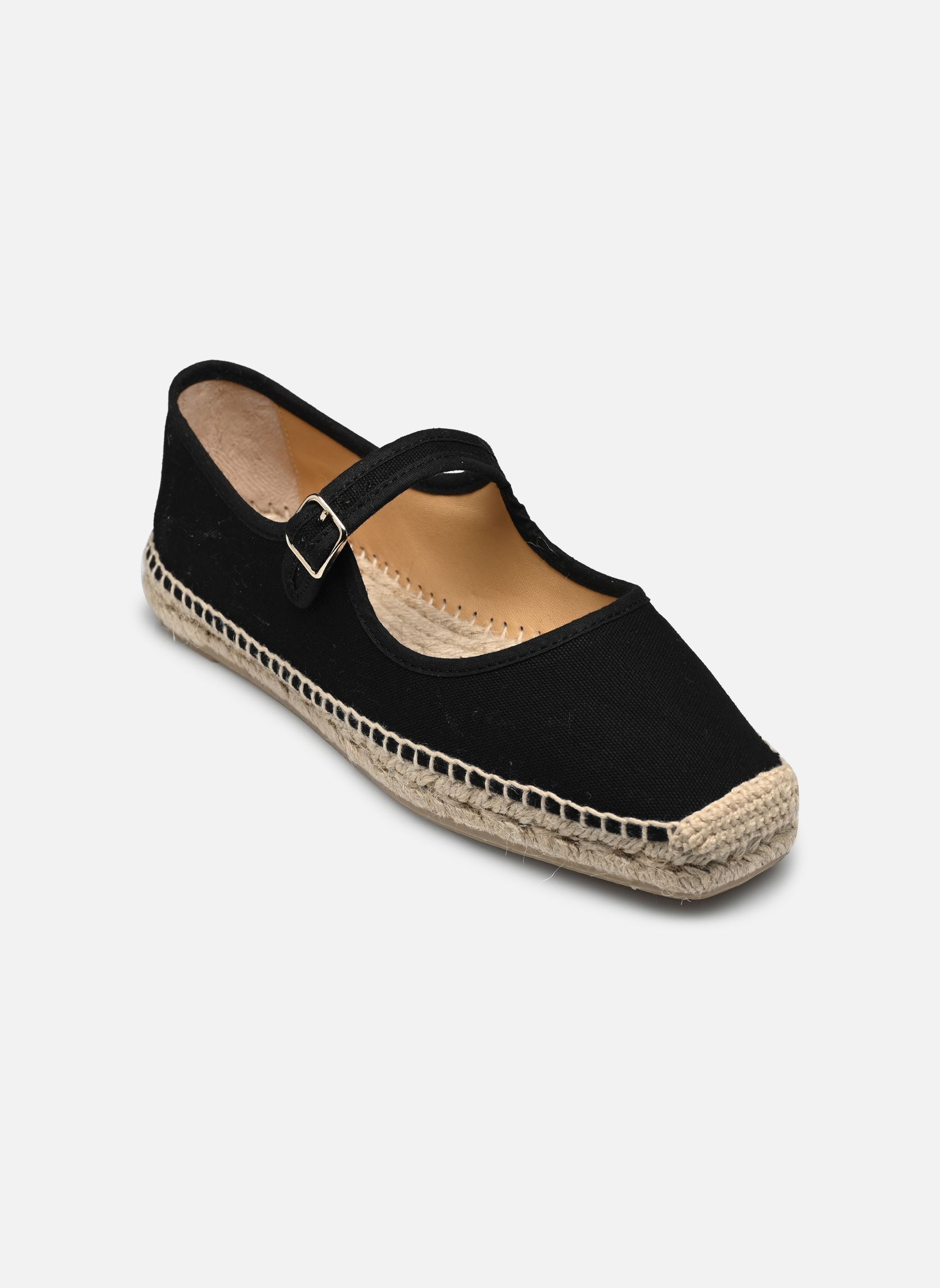 Flache Espadrilles Padua damen schwarz Castaner Flache Espadrilles Padua damen schwarz NEGRO