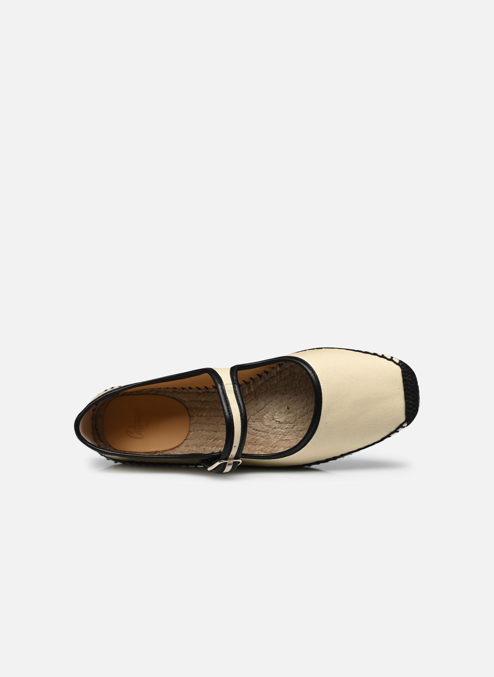 Espadrilles plates Padua femme blanc Castaner Espadrilles plates Padua femme blanc CRUDO
