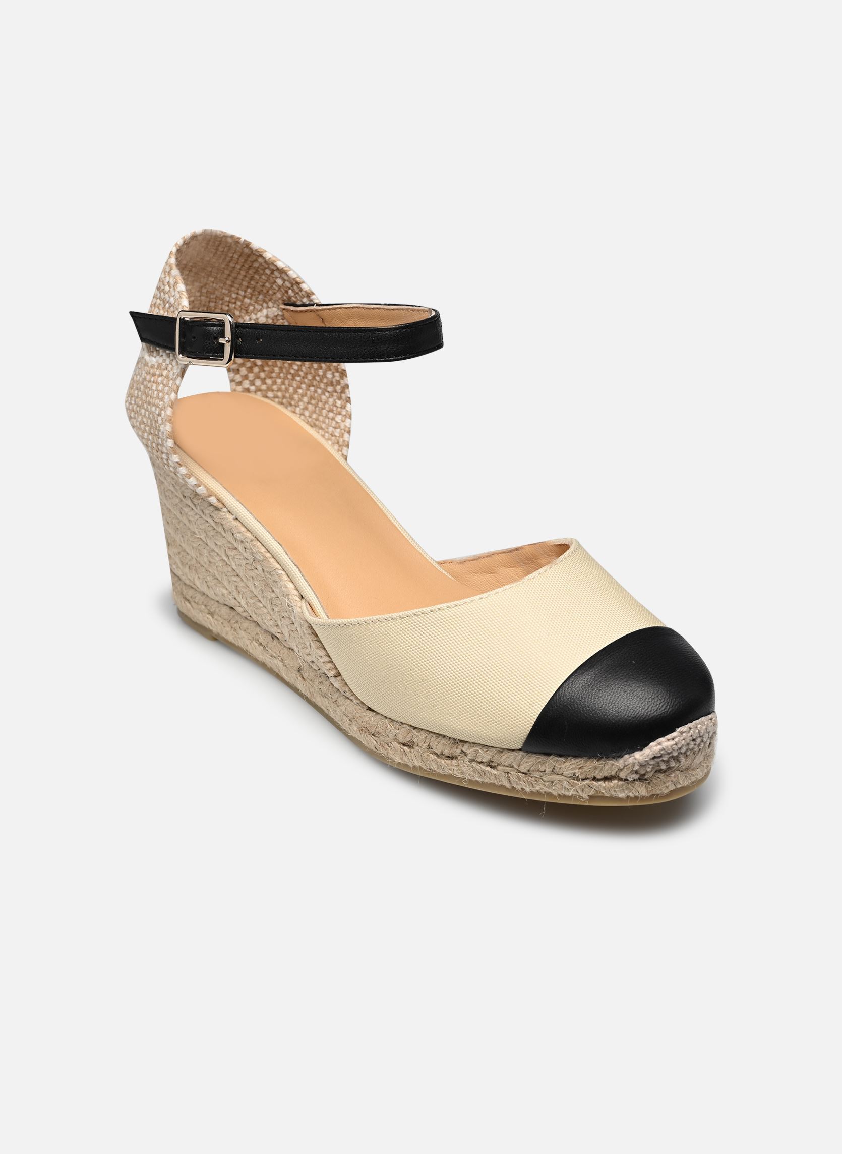 Espadrilles compensées et plateformes Coraline H6 femme blanc Castaner Espadrilles compensées et plateformes Coraline H6 femme blanc CRUDO