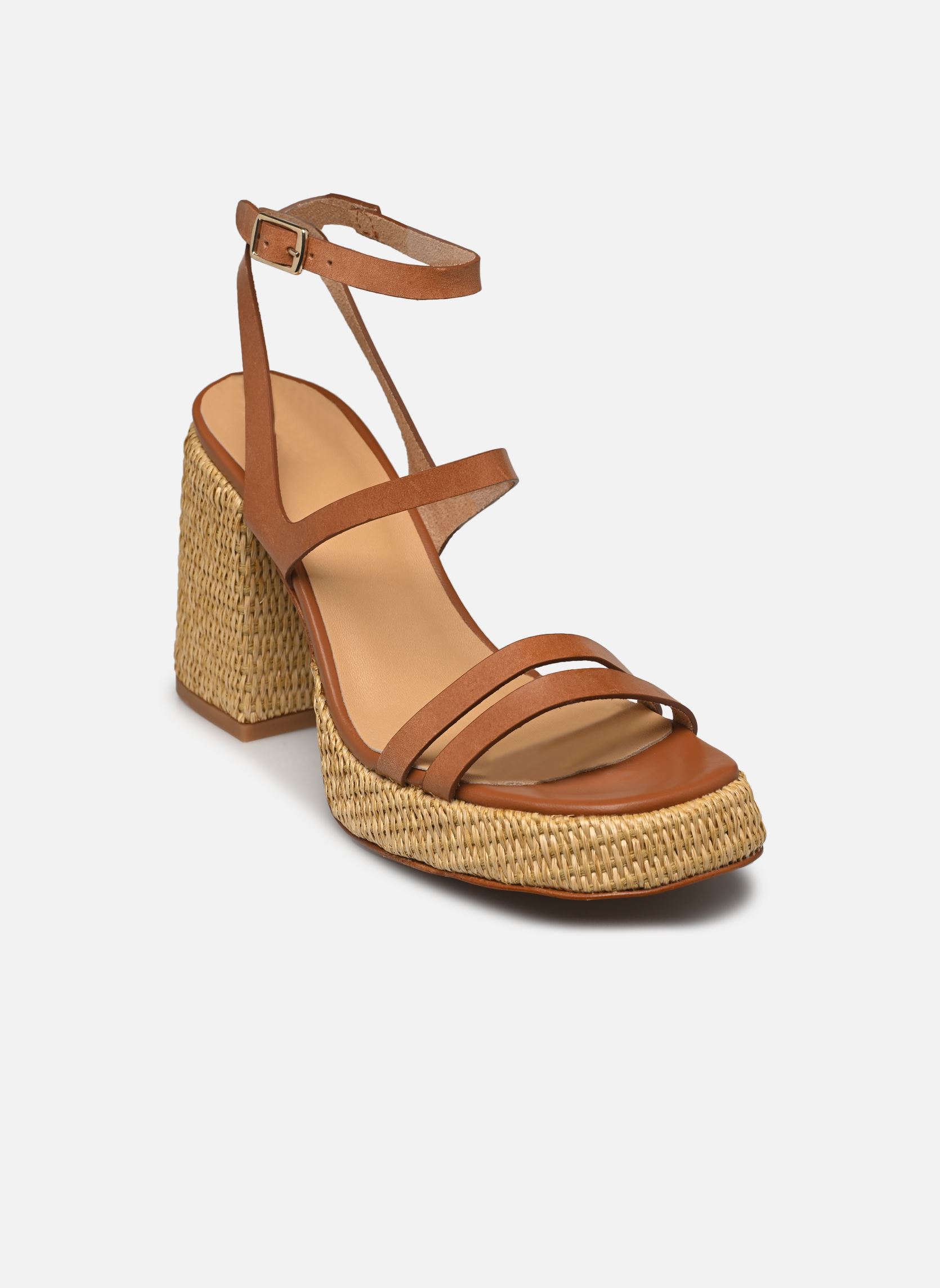 Sandales Victoria femme marron Castaner Sandales Victoria femme marron CUERO