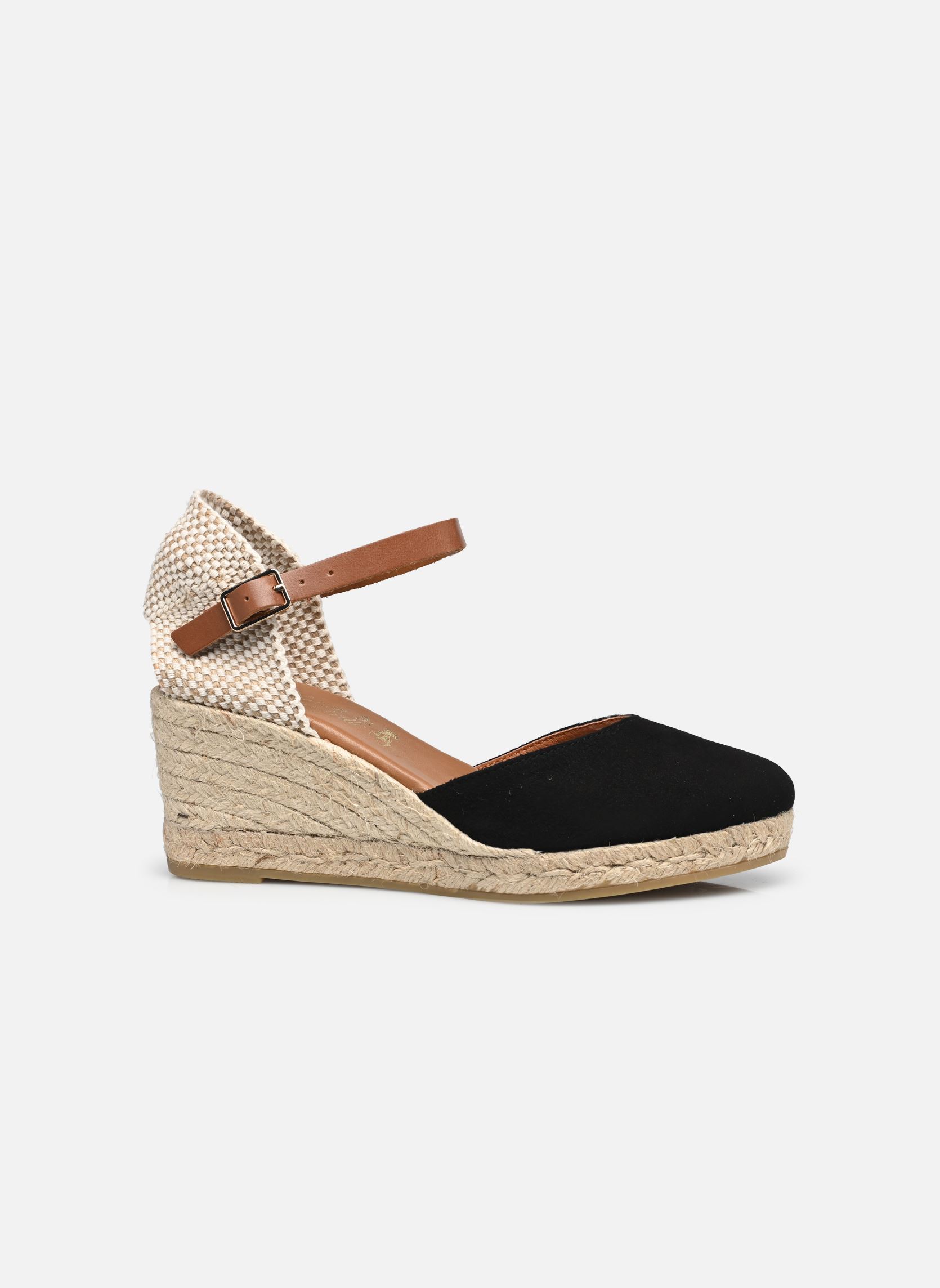 Keil- und Plateau-Espadrilles Espadrille COMPENSE BRIDE BF damen schwarz La maison de l'espadrille Keil- und Plateau-Espadrilles Espadrille COMPENSE BRIDE BF damen schwarz NOIR