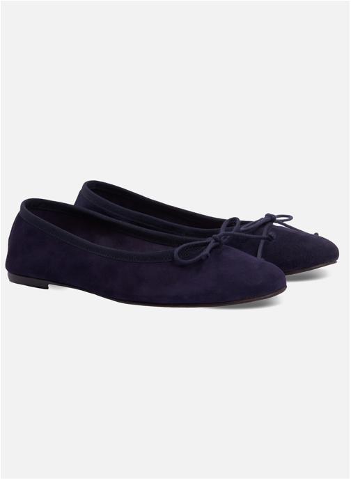 JULES & JENN Ballerines classiques Ballerines classiques cuir daim bleu femme bleu