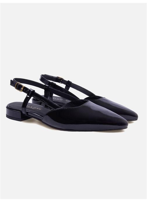 JULES & JENN Ballerines classiques Ballerines slingback Elise femme noir