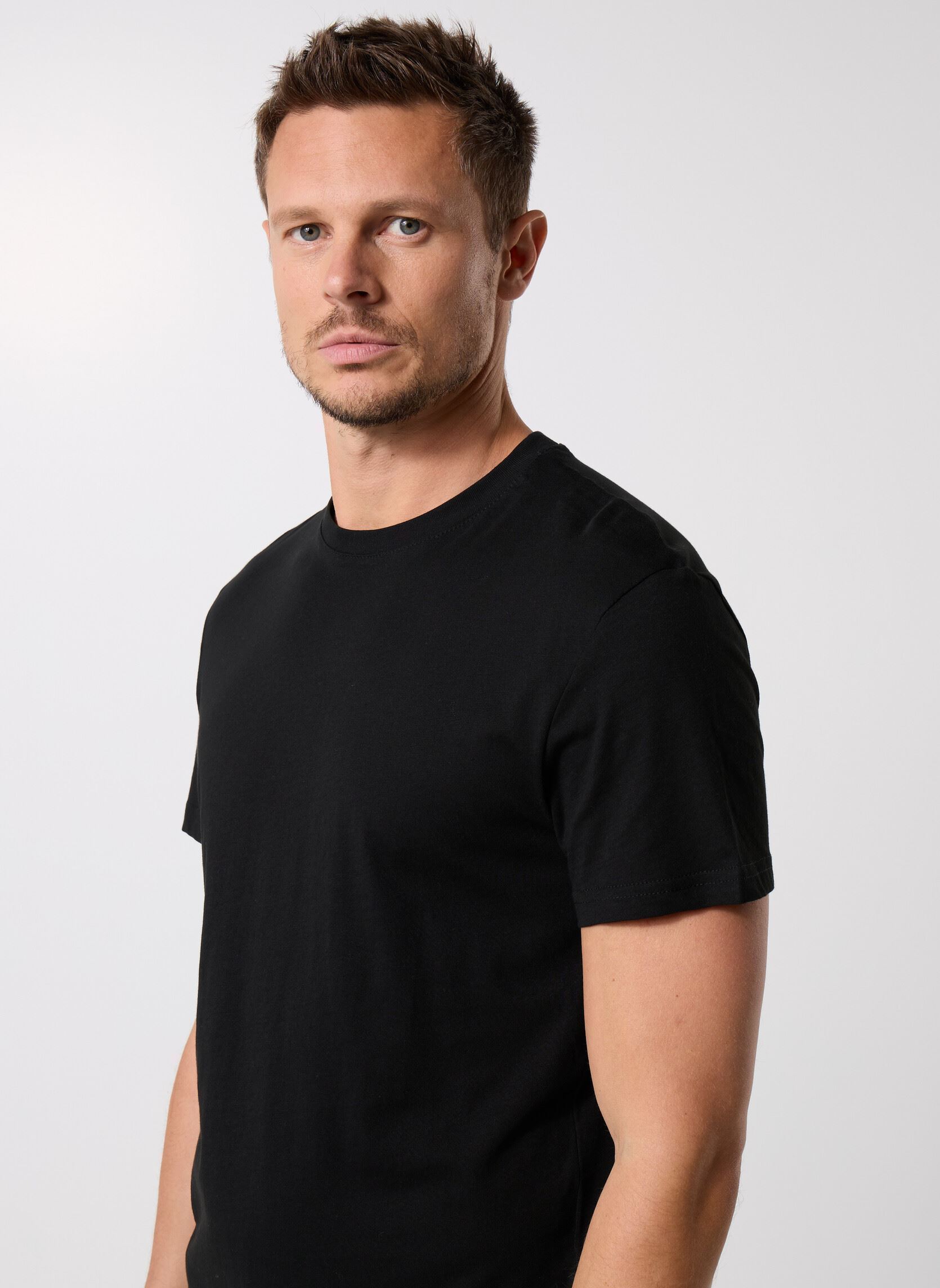 T-shirt a maniche corte TELOTKIWI lots uomo multicolore MADE BY T-shirt a maniche corte TELOTKIWI lots uomo multicolore Z*BLANC Z*NOIR
