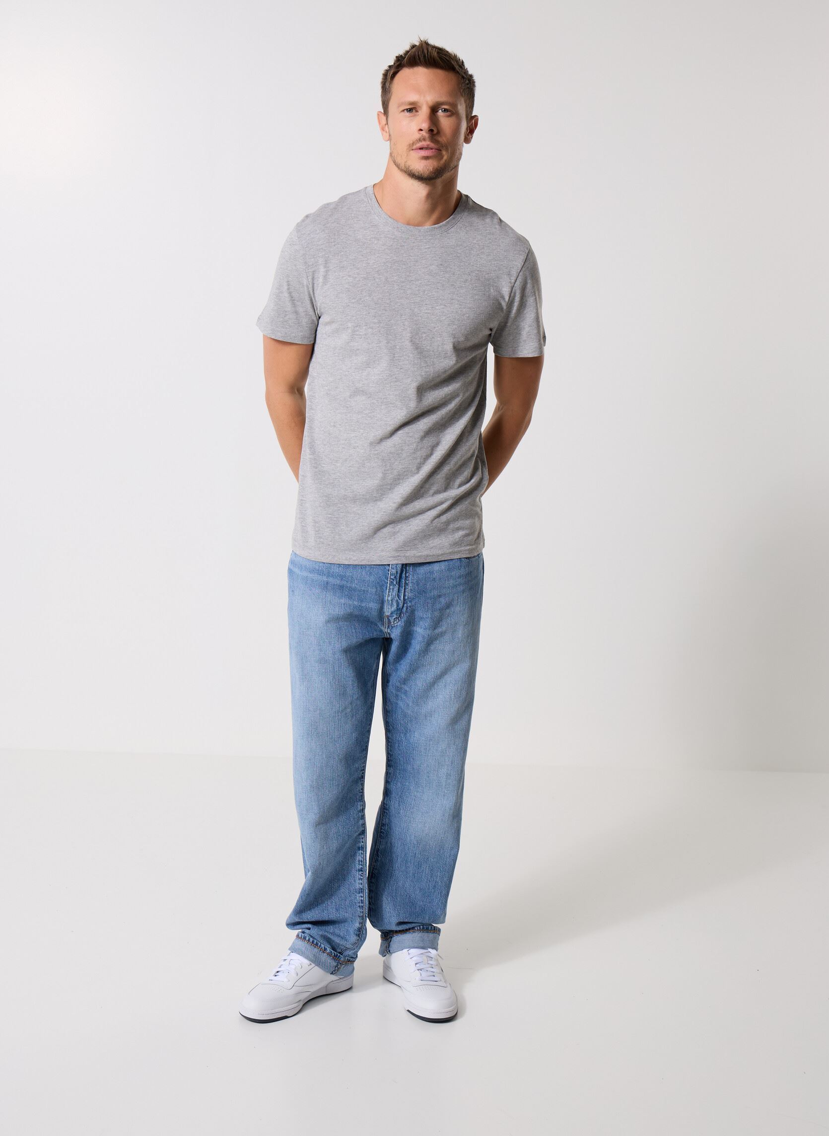 Tee-shirts manches courtes TELOTKIWI lots homme multicolore MADE BY Tee-shirts manches courtes TELOTKIWI lots homme multicolore Z*GRIS CHINE - GRAPE LEAF