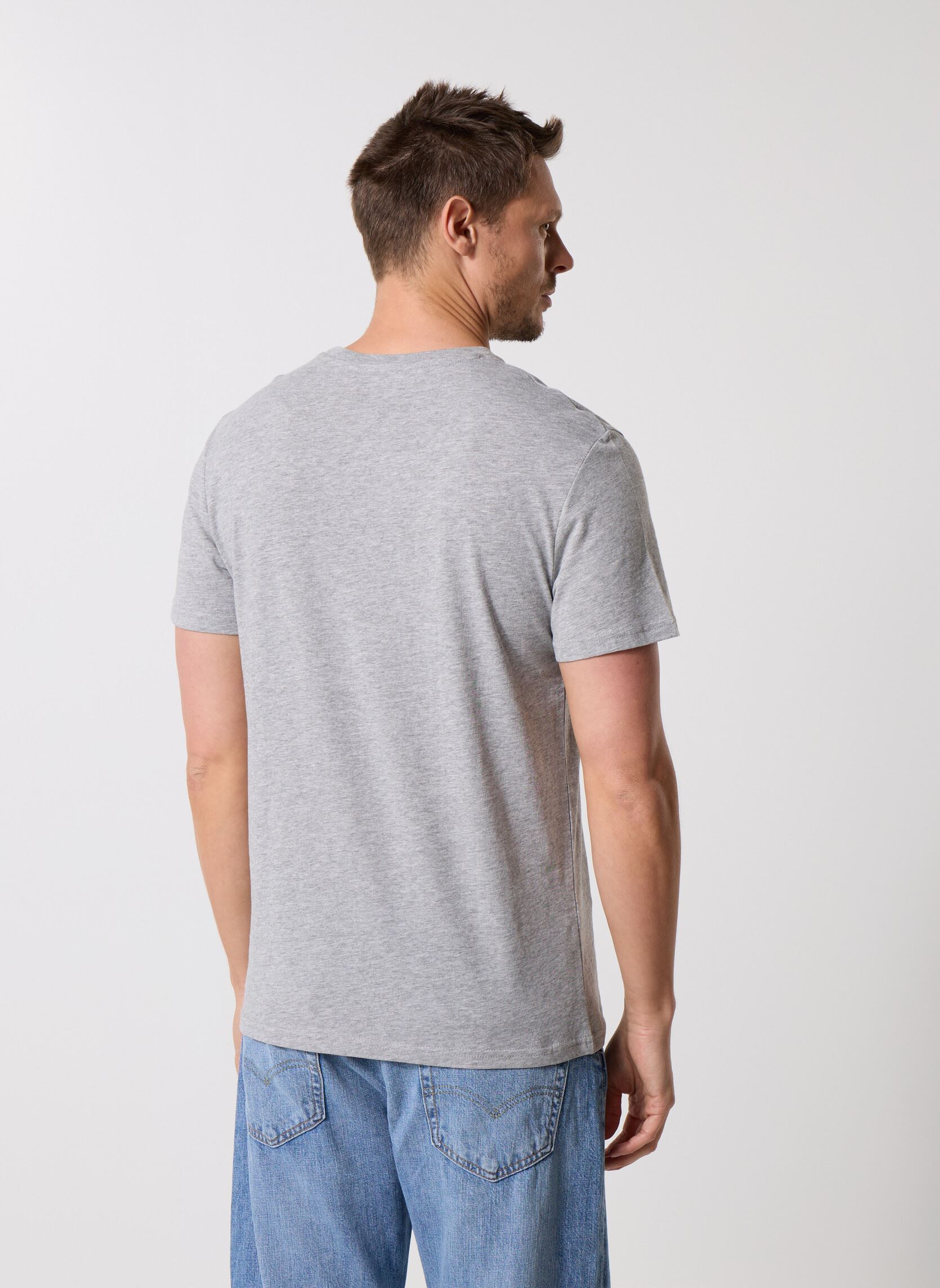 Tee-shirts manches courtes TELOTKIWI lots homme multicolore MADE BY Tee-shirts manches courtes TELOTKIWI lots homme multicolore Z*GRIS CHINE - GRAPE LEAF