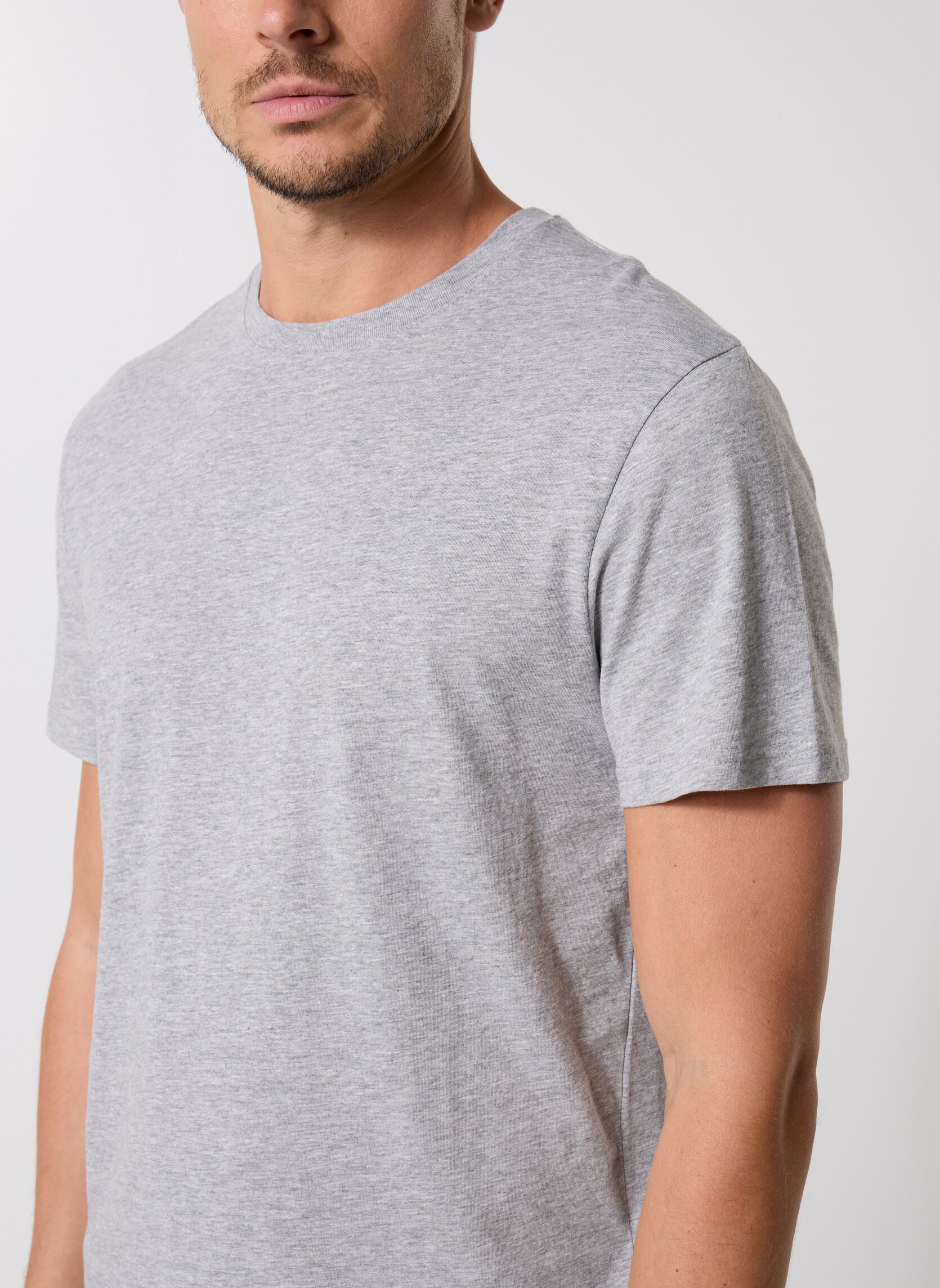 Tee-shirts manches courtes TELOTKIWI lots homme multicolore MADE BY Tee-shirts manches courtes TELOTKIWI lots homme multicolore Z*GRIS CHINE - GRAPE LEAF