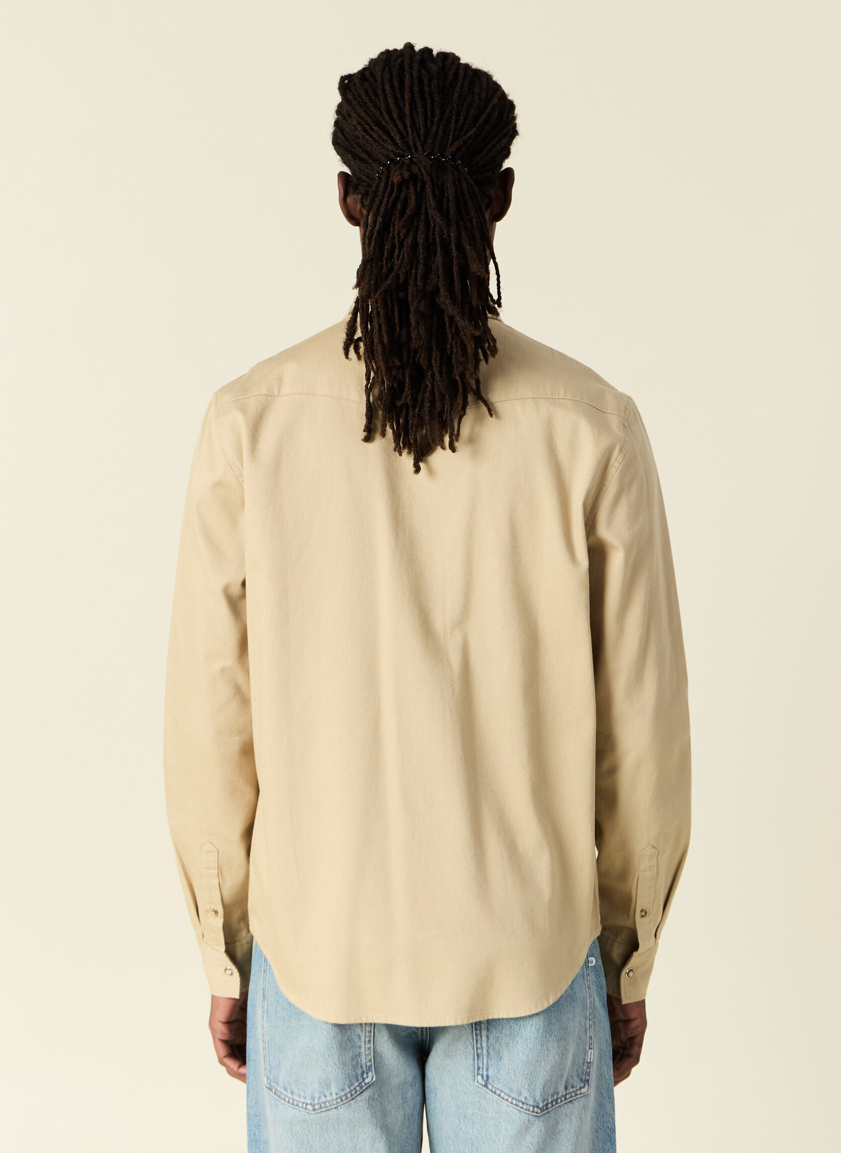 Chemises Chemises regular - DENIMSTAR4H homme beige Bonobo Chemises Chemises regular - DENIMSTAR4H homme beige Beige