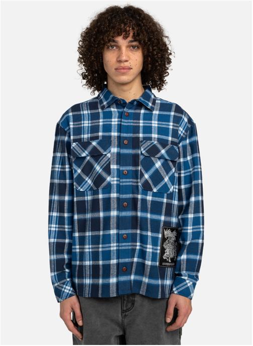 Element Chemises FFNC Checkmate homme bleu