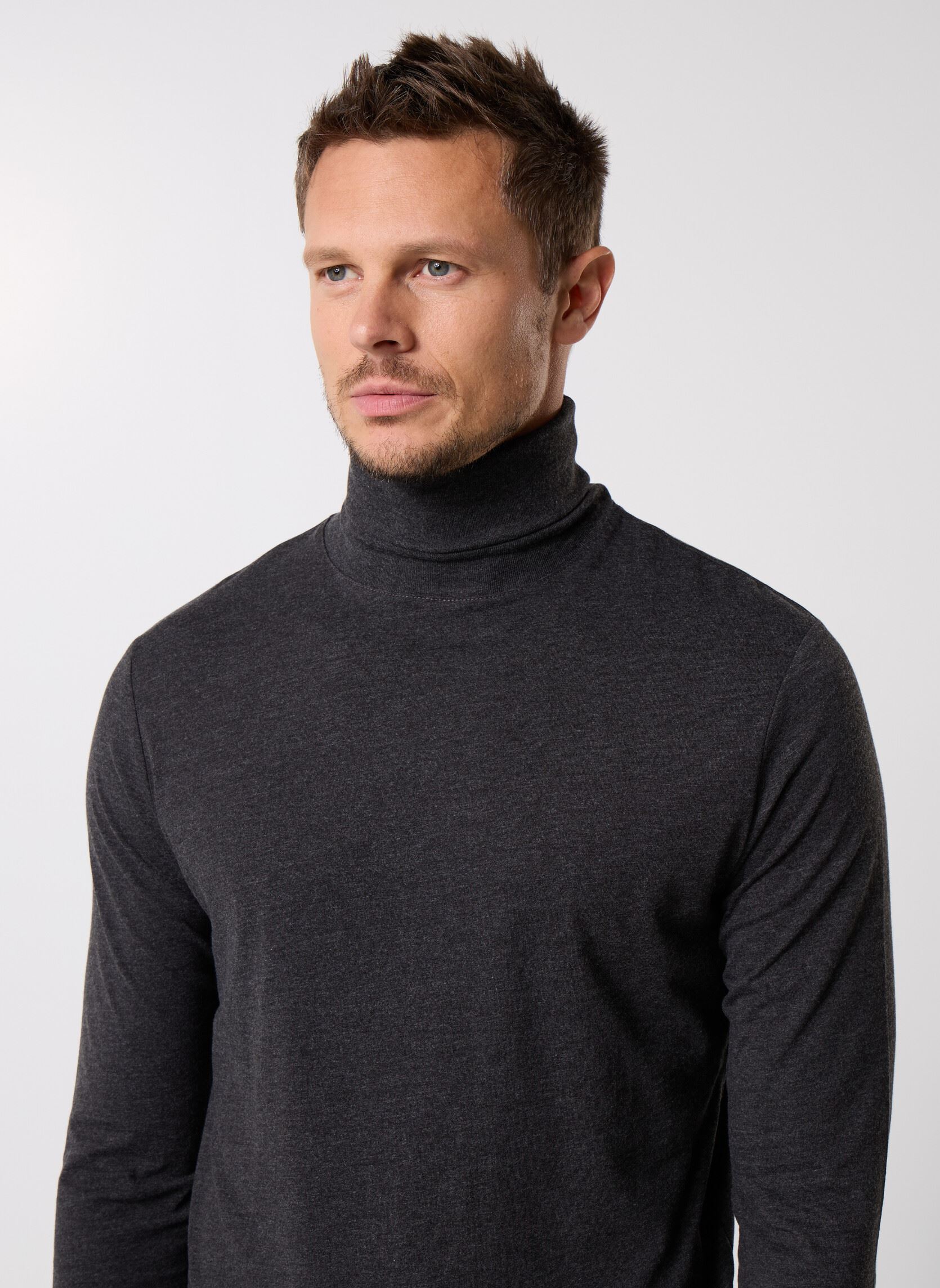 Tee-shirts manches longues TRISTAN homme gris MADE BY Tee-shirts manches longues TRISTAN homme gris GRIS FONCE