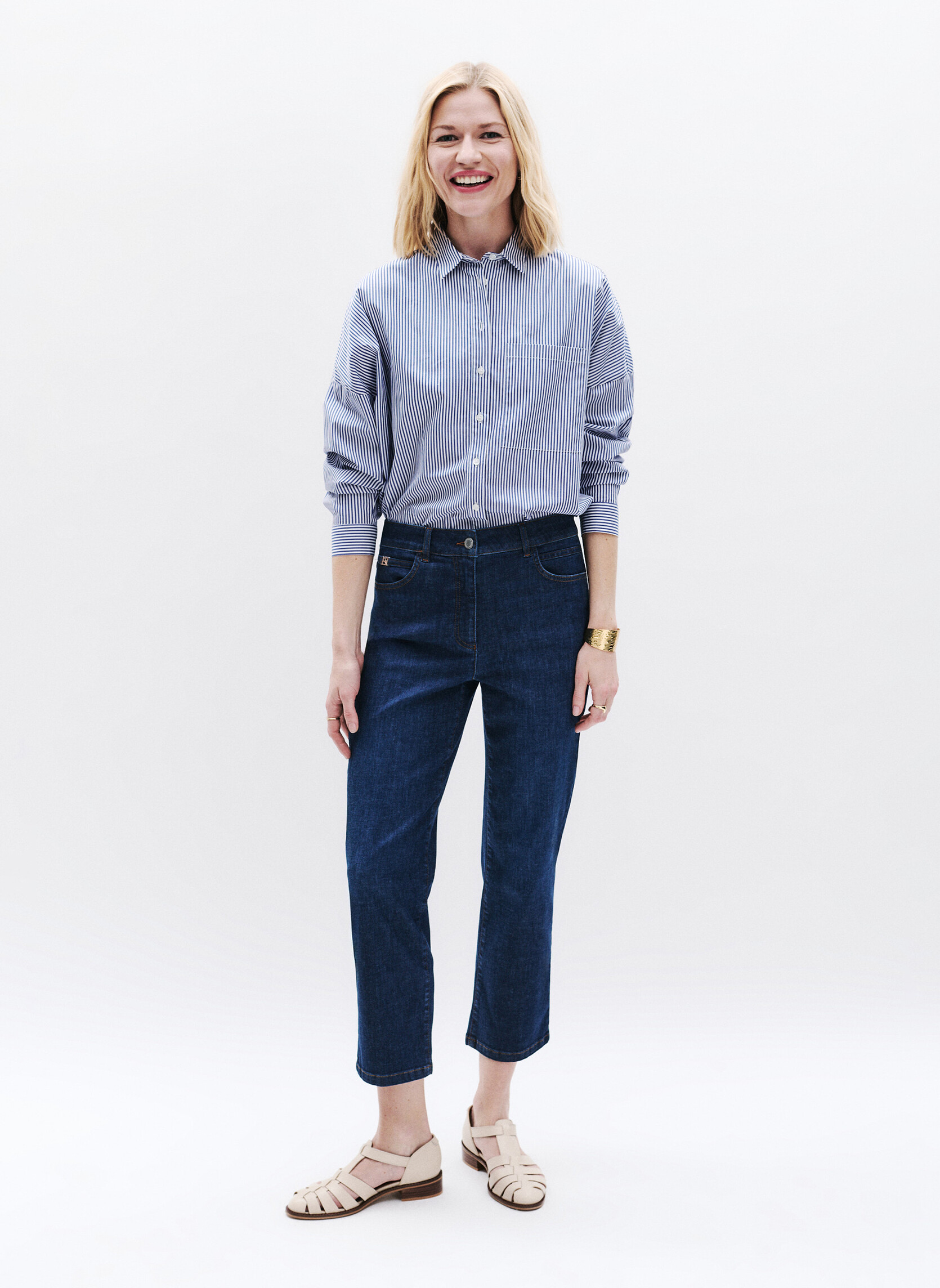 Jeans droit 251P-PACOME femme bleu Caroll Jeans droit 251P-PACOME femme bleu Bleu