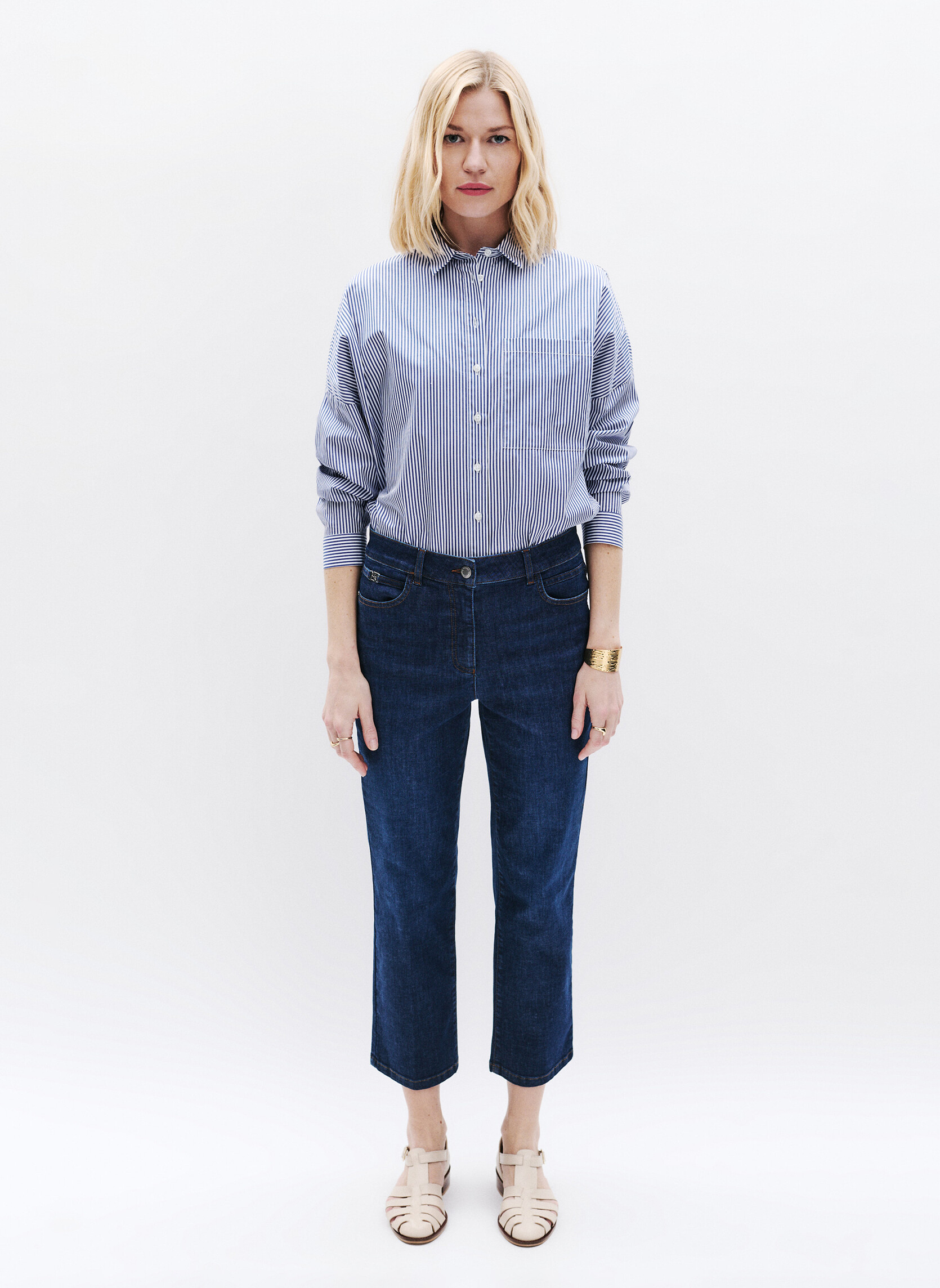 Jeans droit 251P-PACOME femme bleu Caroll Jeans droit 251P-PACOME femme bleu Bleu