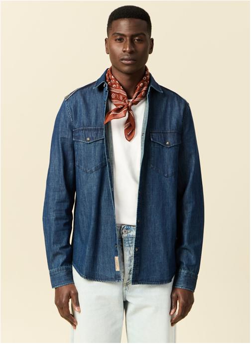 Bonobo Chemises WILDENIMH homme bleu