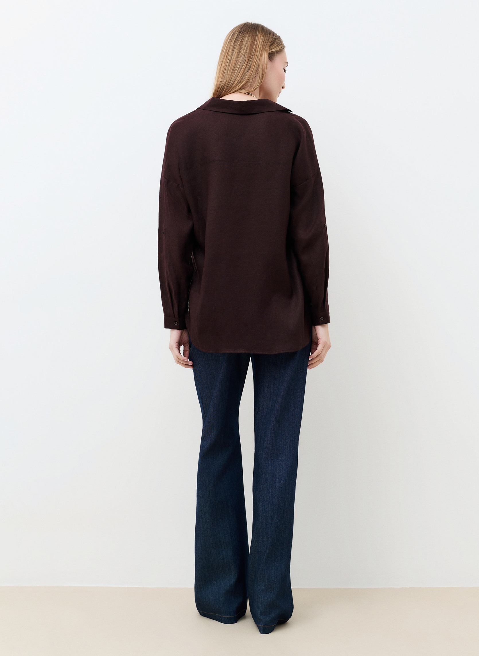 Chemises Chemises - 251C-CSANDINETTE femme marron Caroll Chemises Chemises - 251C-CSANDINETTE femme marron Marron foncé