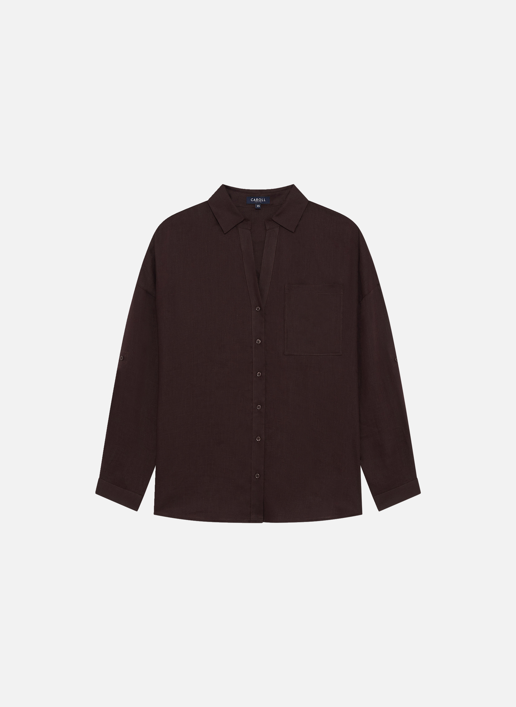 Chemises Chemises - 251C-CSANDINETTE femme marron Caroll Chemises Chemises - 251C-CSANDINETTE femme marron Marron foncé