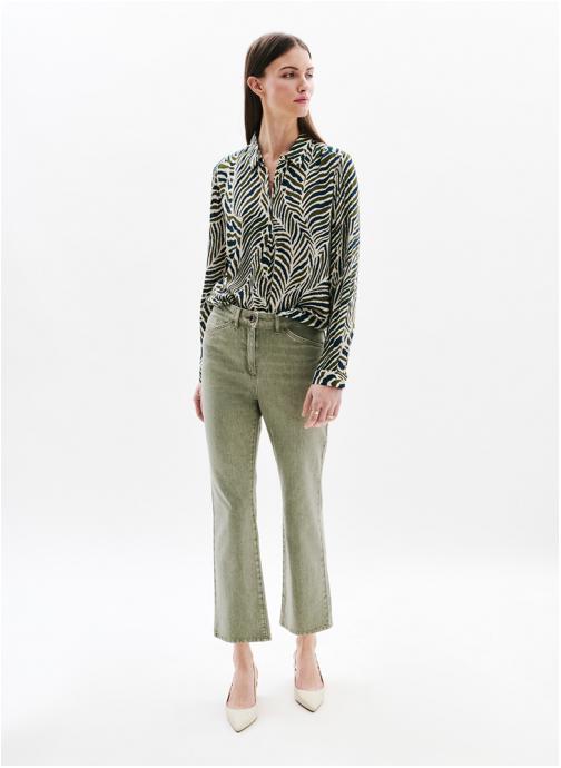 Caroll Pantalons droit 251P-PATSY3 femme vert