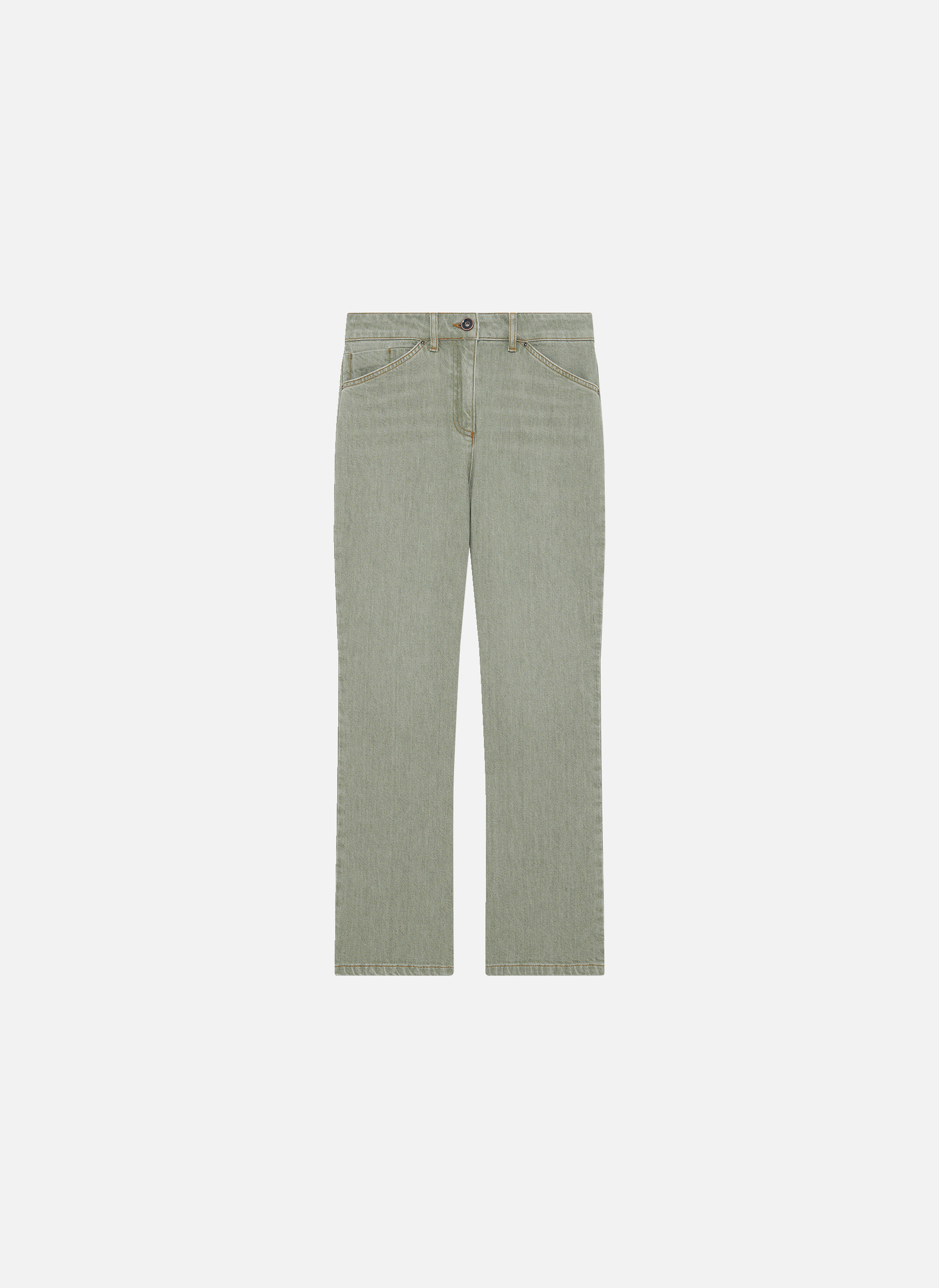 Pantalons droit 251P-PATSY3 femme vert Caroll Pantalons droit 251P-PATSY3 femme vert Kaki