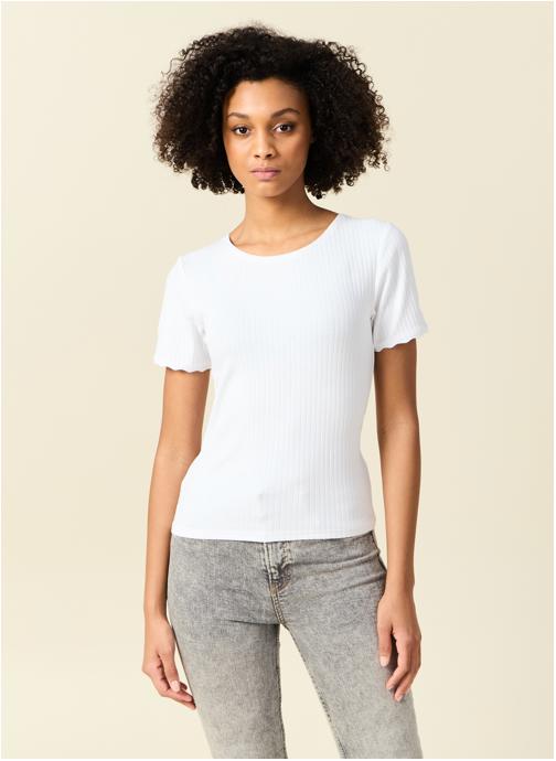 Bonobo Tee-shirts T-shirts manches courtes - JARDINCOUF femme blanc