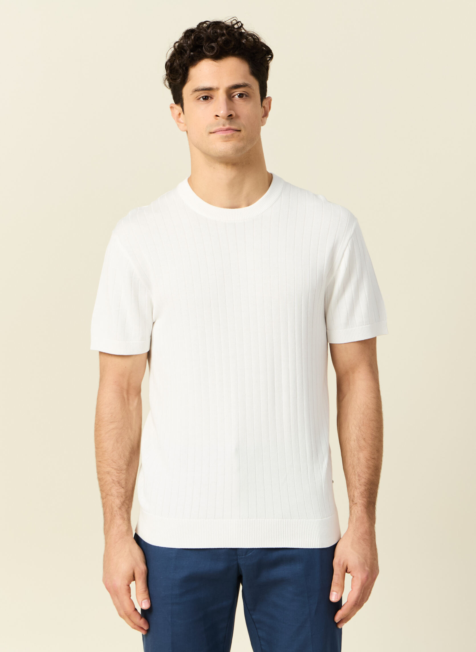 Tee-shirts T-shirts manches courtes - TEEBRIVIERAH homme blanc Bonobo Tee-shirts T-shirts manches courtes - TEEBRIVIERAH homme blanc Blanc