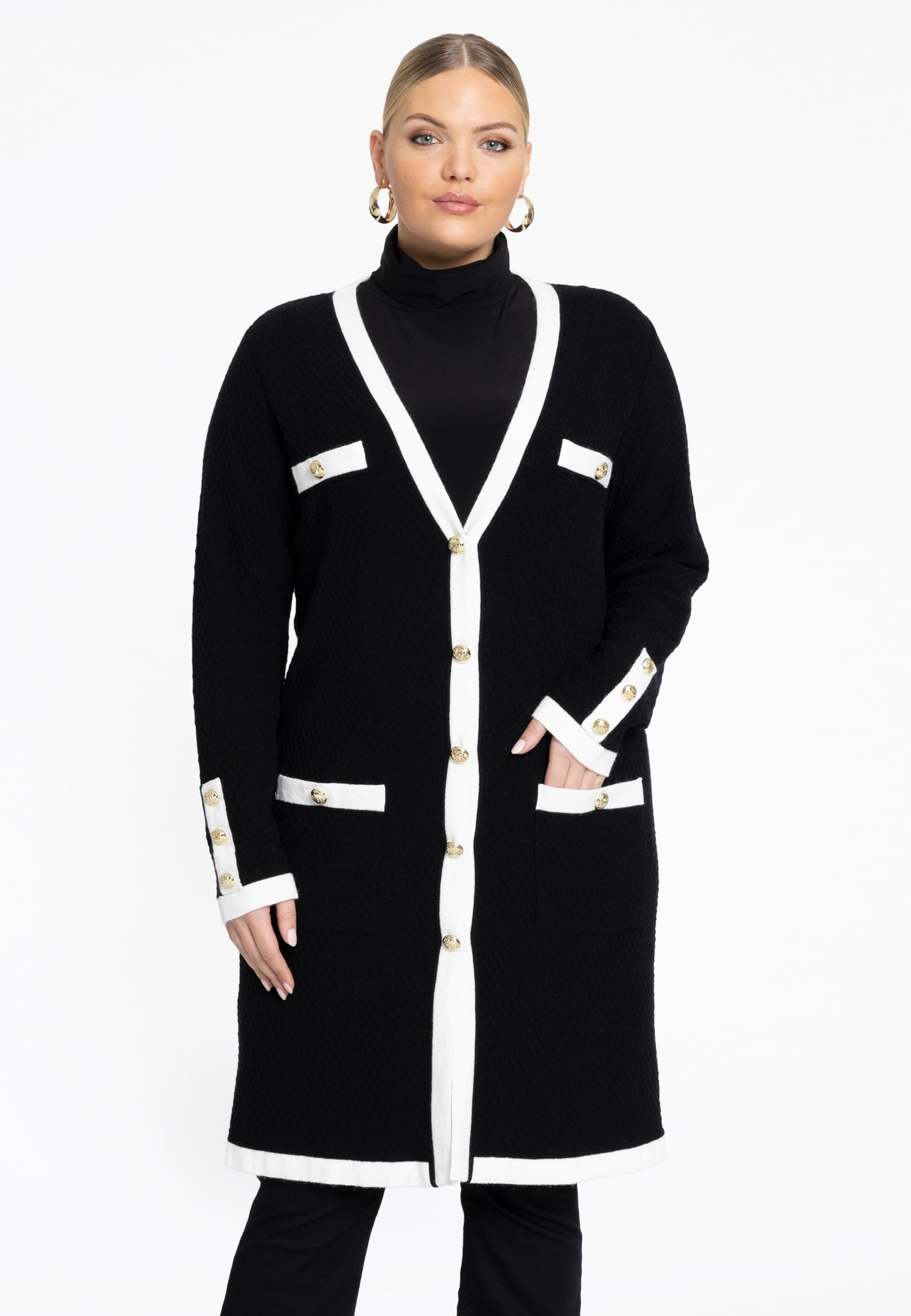 Gilet Femme Maison Margiela Noir - Taille M (IT 42), 2 Boutons, Neuf Avec étiquettes - Coton, Nylon, élasthanne