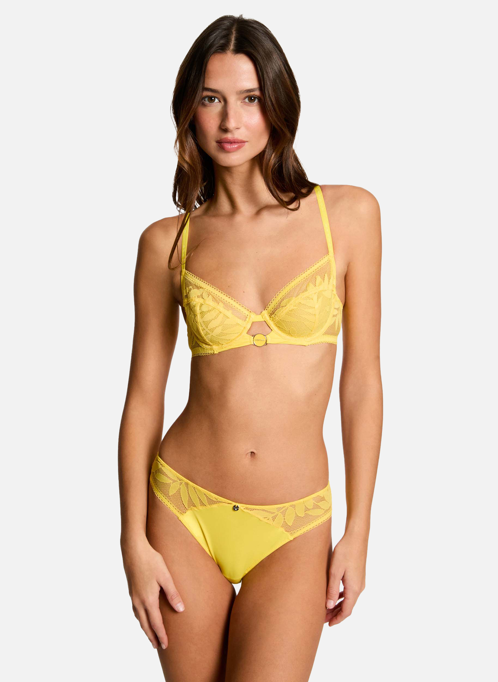 Brassières Soutien-gorge armatures jaune Lina femme jaune Morgan Brassières Soutien-gorge armatures jaune Lina femme jaune Jaune