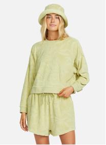 Sweats à capuche Sweat SUN TEMPO femme vert Billabong Sweats à capuche Sweat SUN TEMPO femme vert Vert