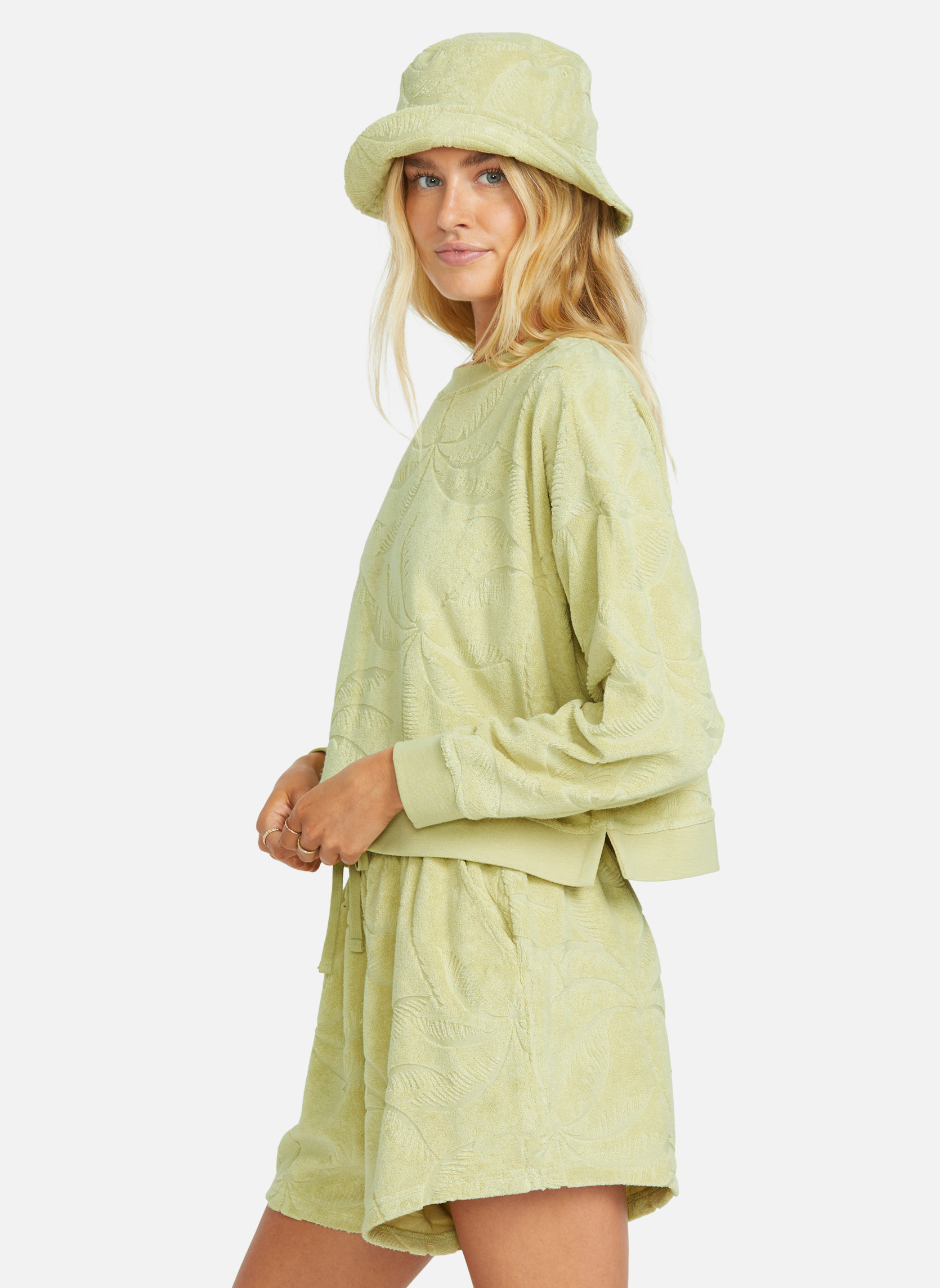 Sweats à capuche Sweat SUN TEMPO femme vert Billabong Sweats à capuche Sweat SUN TEMPO femme vert Vert