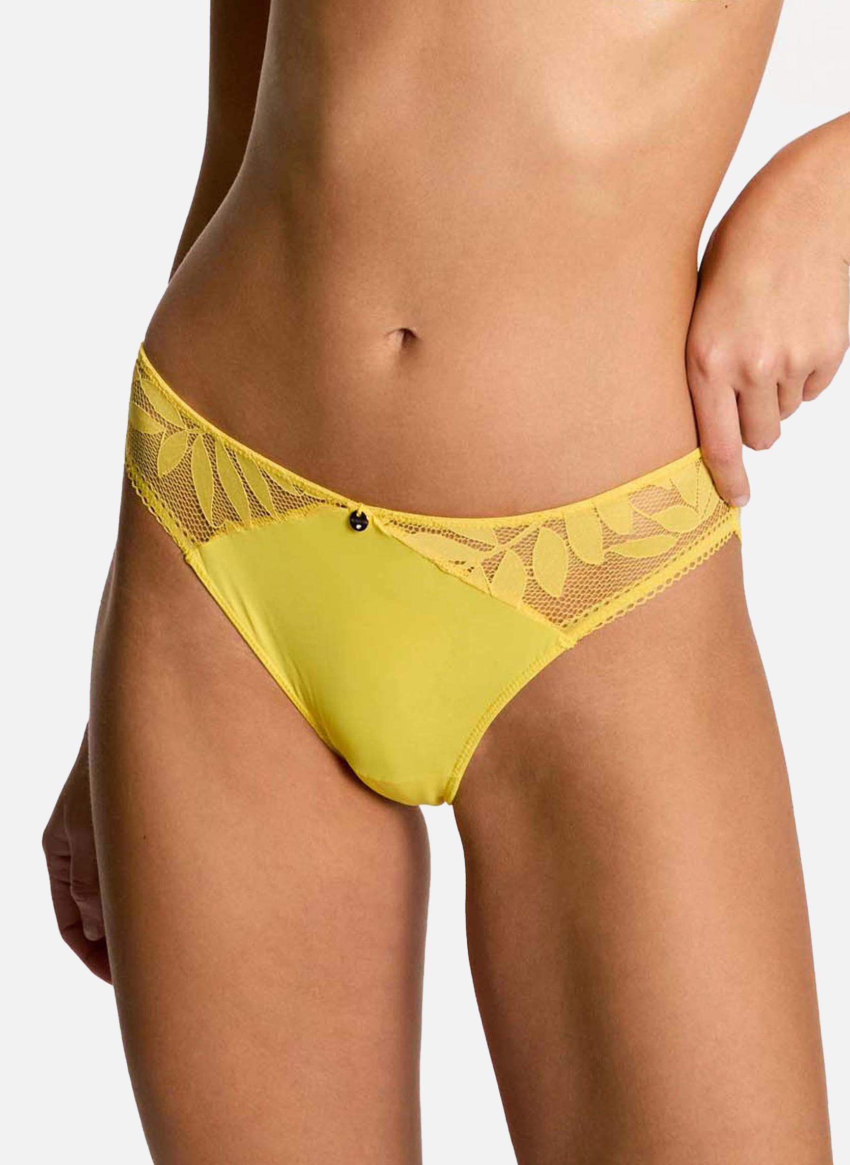 Culottes Slip jaune Lina femme jaune Morgan Culottes Slip jaune Lina femme jaune Jaune