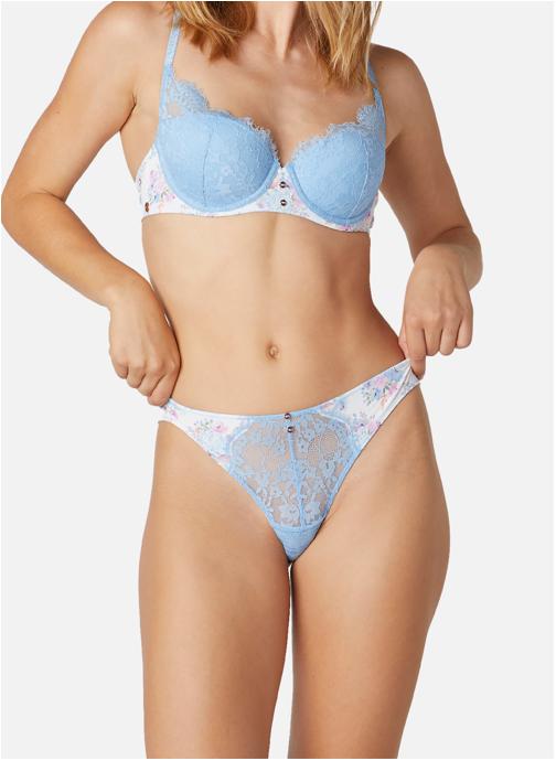 Brigitte Bardot Culottes Tanga bleu Swing femme bleu