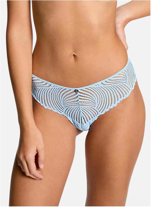 Morgan Culottes Shorty string bleu Garance femme bleu