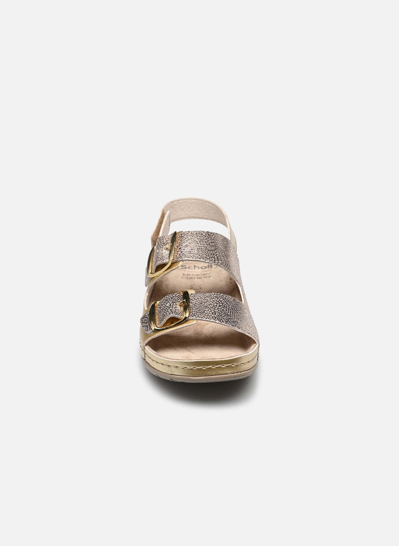 Sandales compensées et plateformes ABERDEEN SANDAL COMFORT femme or et bronze Scholl Sandales compensées et plateformes ABERDEEN SANDAL COMFORT femme or et bronze Platinum