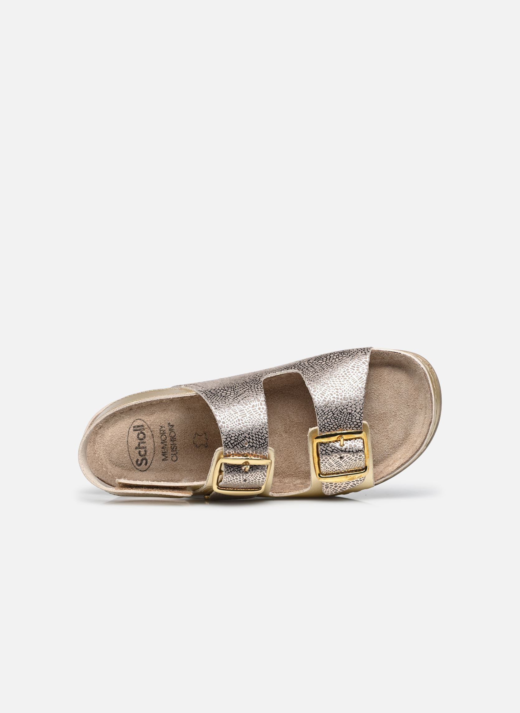 Sandales compensées et plateformes ABERDEEN SANDAL COMFORT femme or et bronze Scholl Sandales compensées et plateformes ABERDEEN SANDAL COMFORT femme or et bronze Platinum