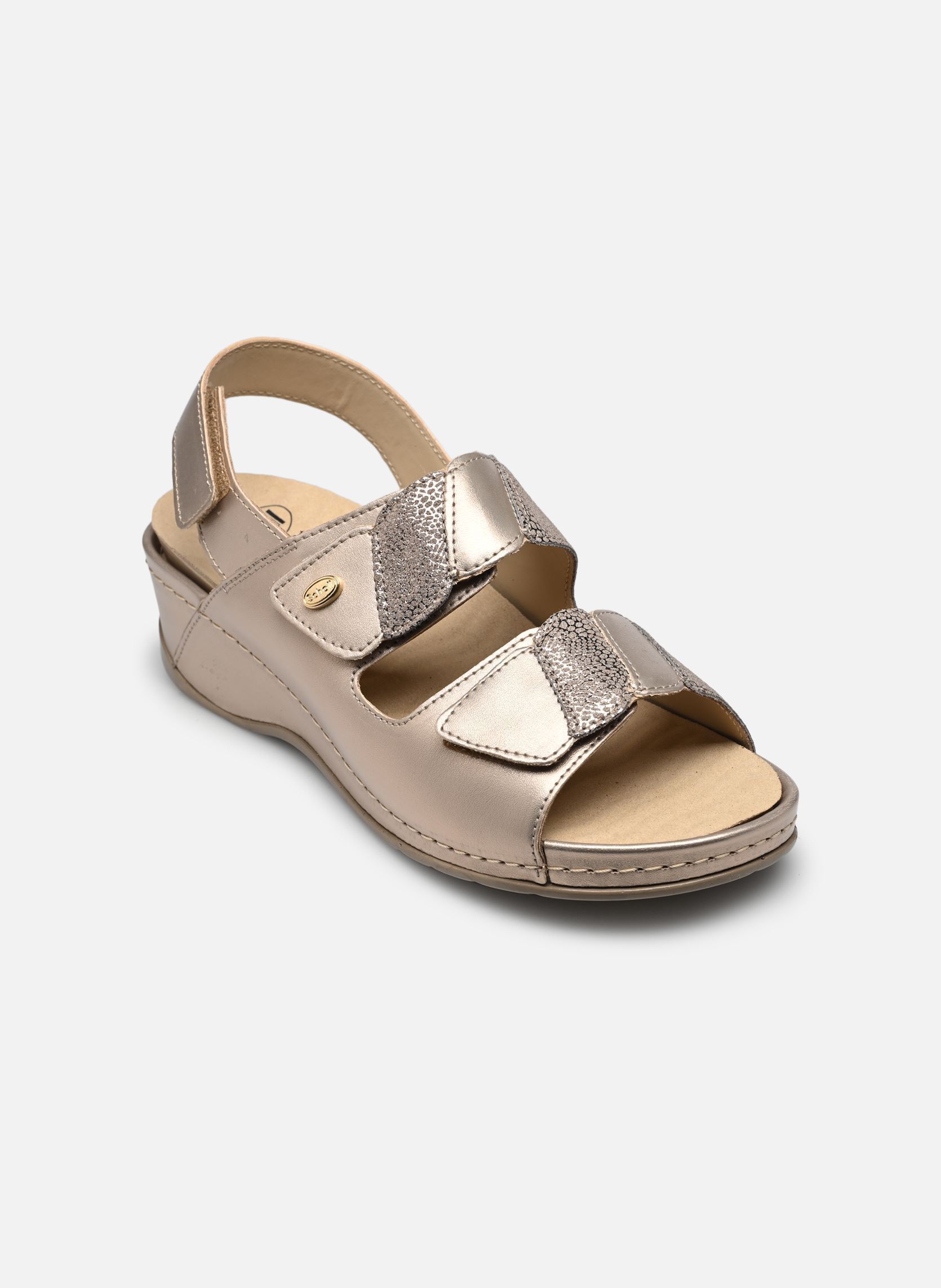 Sandales compensées et plateformes NIVES 2 STRAPS SANDAL COMFORT femme beige Scholl Sandales compensées et plateformes NIVES 2 STRAPS SANDAL COMFORT femme beige LIGHT TAUPE