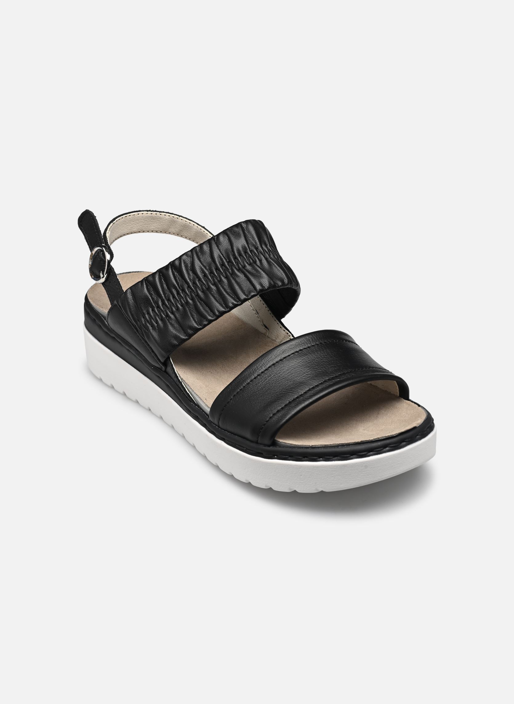 Sandales compensées et plateformes VIAREGGIO ELASTIC COMFORT femme noir Scholl Sandales compensées et plateformes VIAREGGIO ELASTIC COMFORT femme noir Black