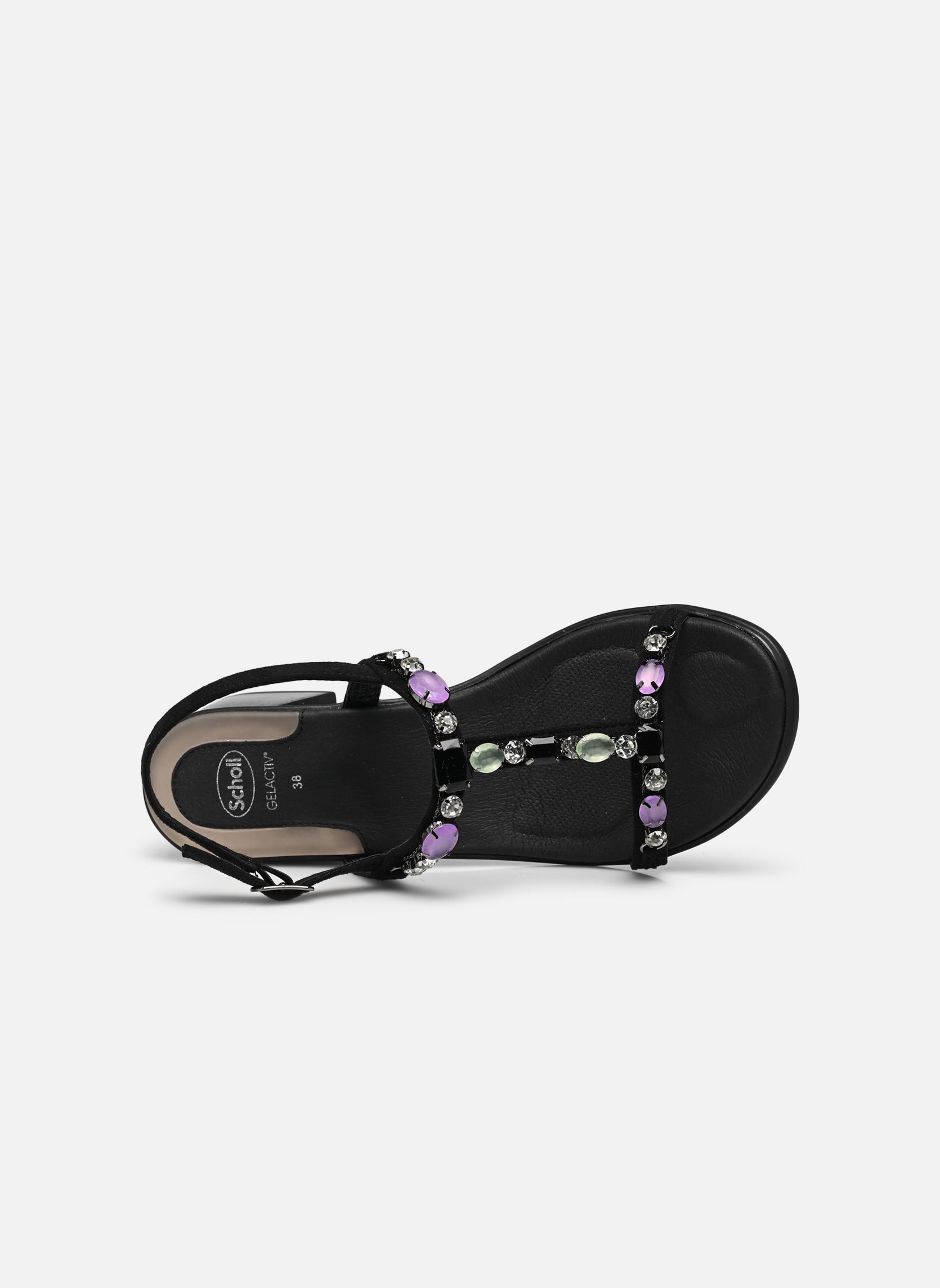 Sandales compensées et plateformes ARISTAS COMFORT femme noir Scholl Sandales compensées et plateformes ARISTAS COMFORT femme noir Black