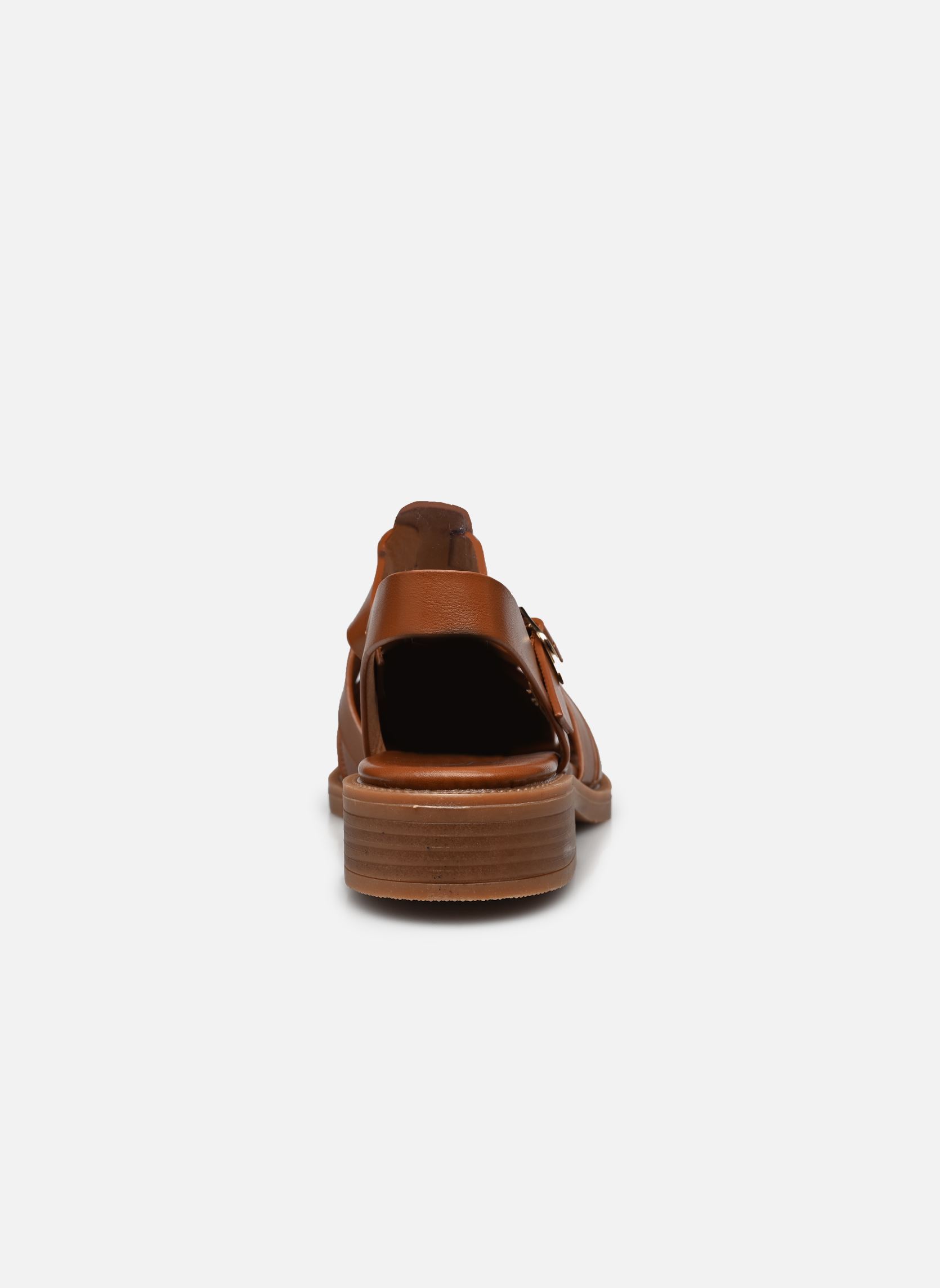 Sandali piatti Sandales WANDOU donna marrone MADE BY Sandali piatti Sandales WANDOU donna marrone COGNAC PU