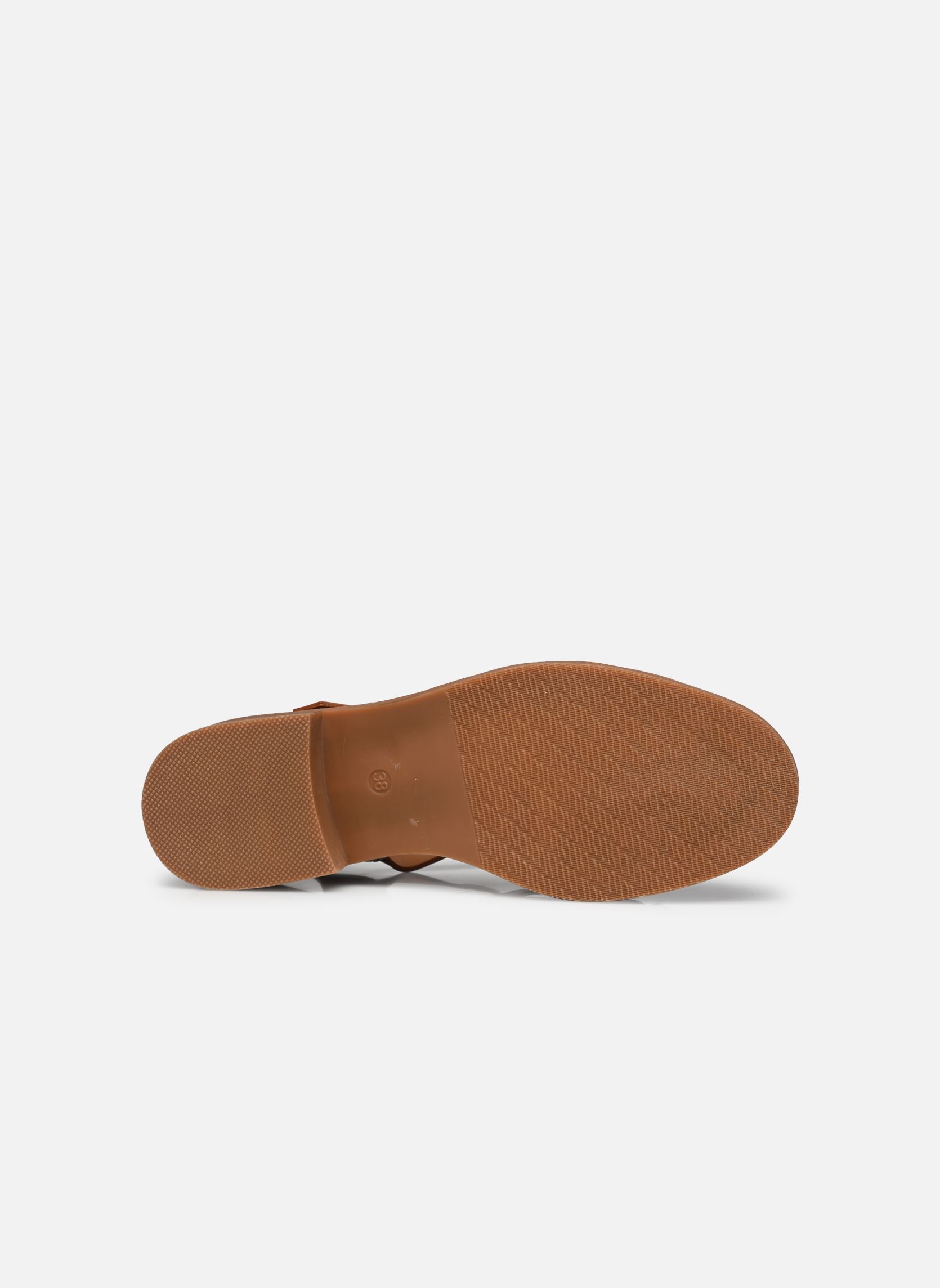 Sandali piatti Sandales WANDOU donna marrone MADE BY Sandali piatti Sandales WANDOU donna marrone COGNAC PU