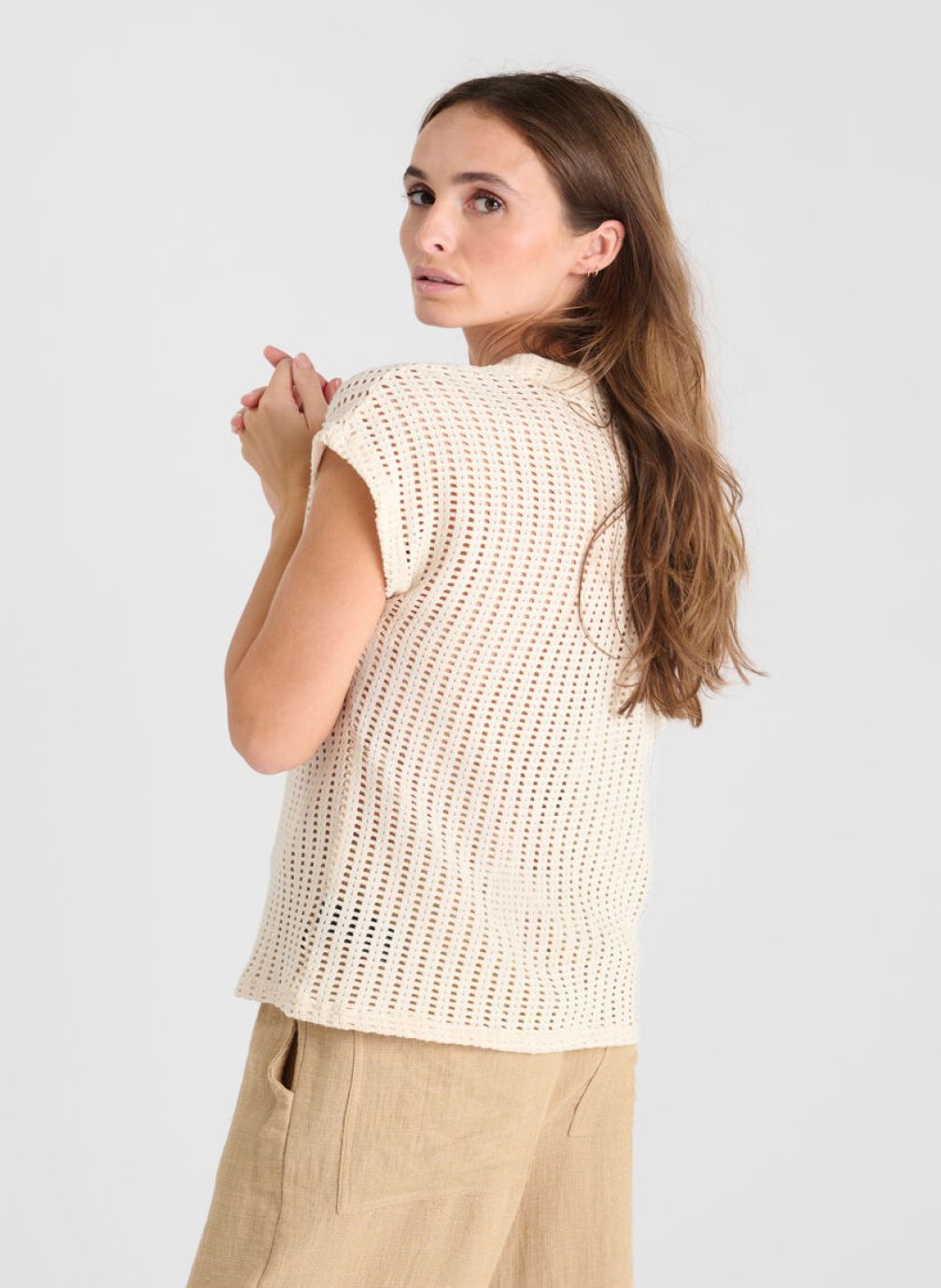 Tee-shirts Tee-Shirt GAFO Beige femme beige Le temps des cerises Tee-shirts Tee-Shirt GAFO Beige femme beige Beige