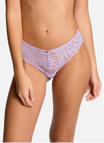 Culottes Shorty tanga parme Lina femme violet
