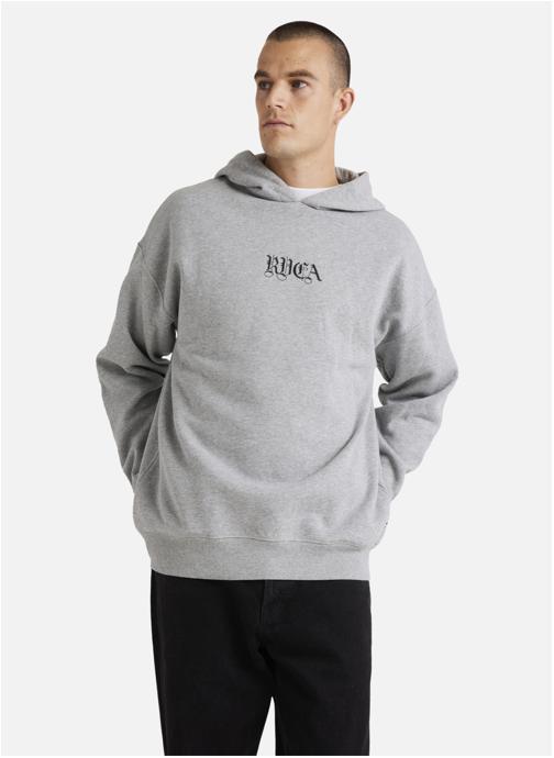 RVCA Pulls polaires Sweat à capuche BENJ gris