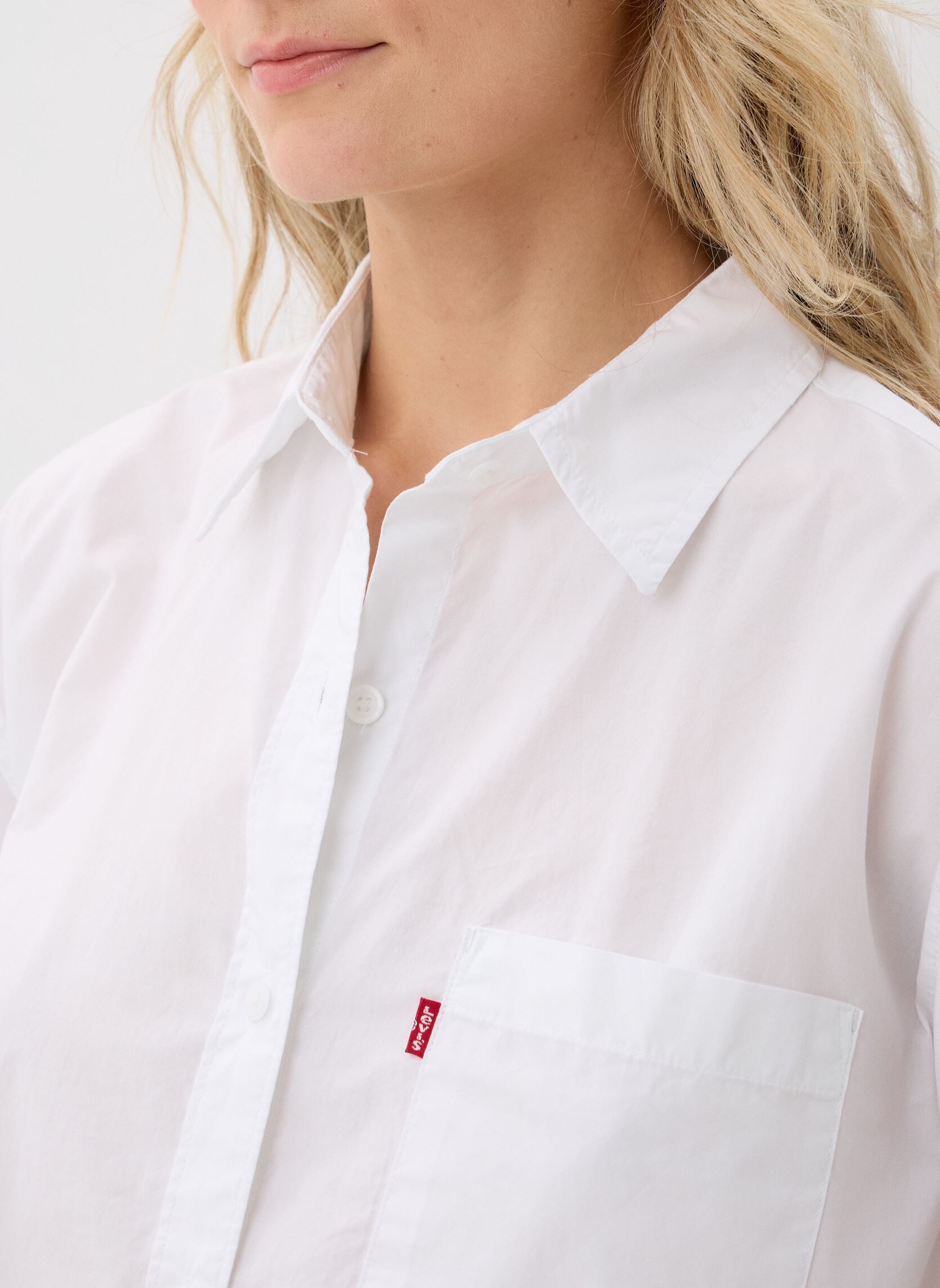 Chemises manches longues HARLIE NEW BF SHIRT WHITES femme blanc Levi's Chemises manches longues HARLIE NEW BF SHIRT WHITES femme blanc BRIGHT WHITE