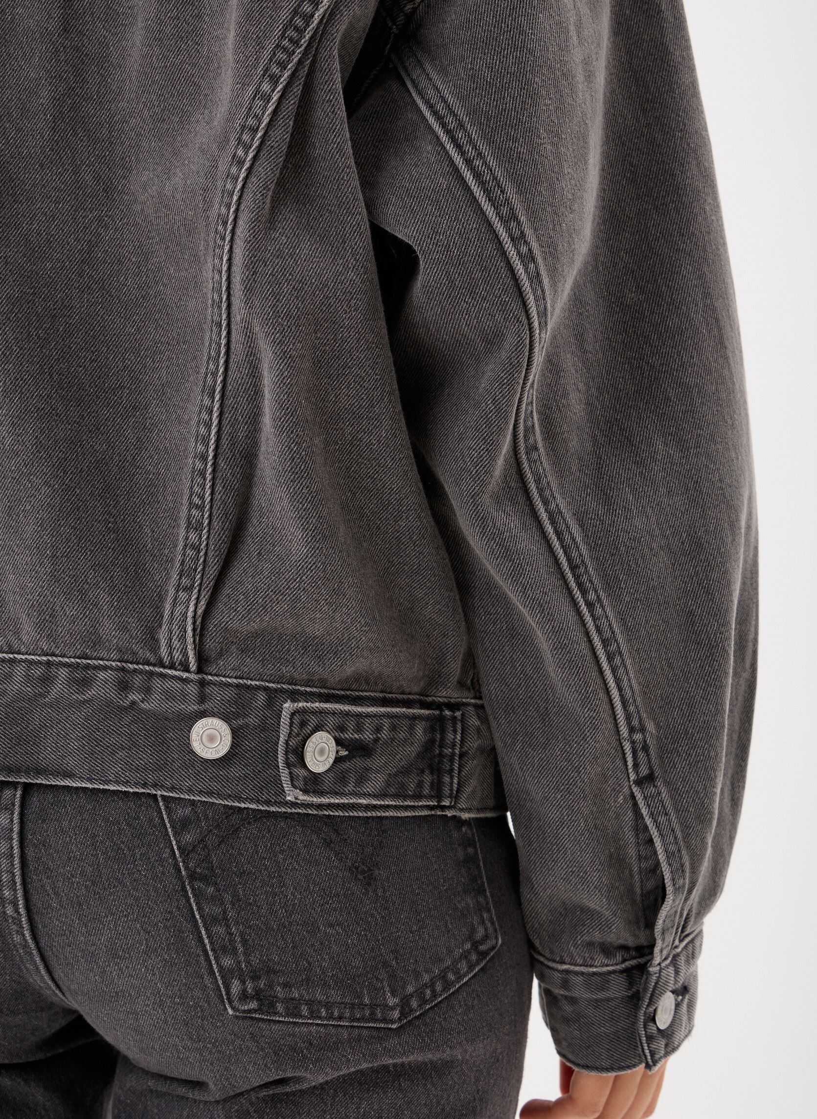 Chaquetas vaqueras 90S TRUCKER MED INDIGO - WORN IN mujer negro Levi's Chaquetas vaqueras 90S TRUCKER MED INDIGO - WORN IN mujer negro BE KIND REWIND