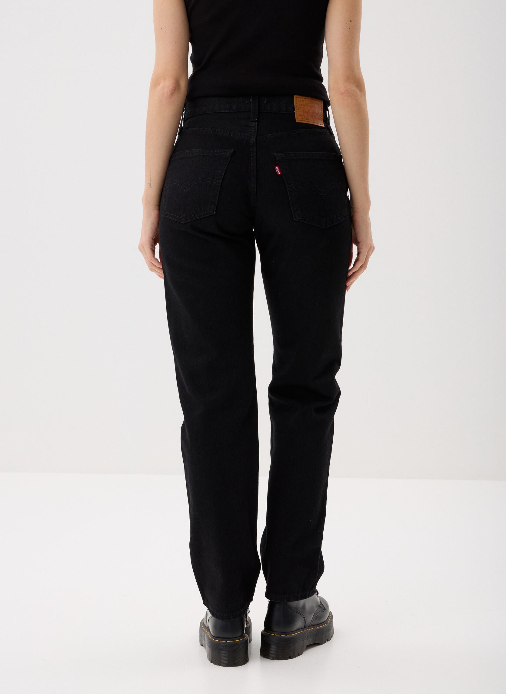Jeans droit 501® 90S BLACKS femme noir Levi's Jeans droit 501® 90S BLACKS femme noir RINSED BLACKTOP