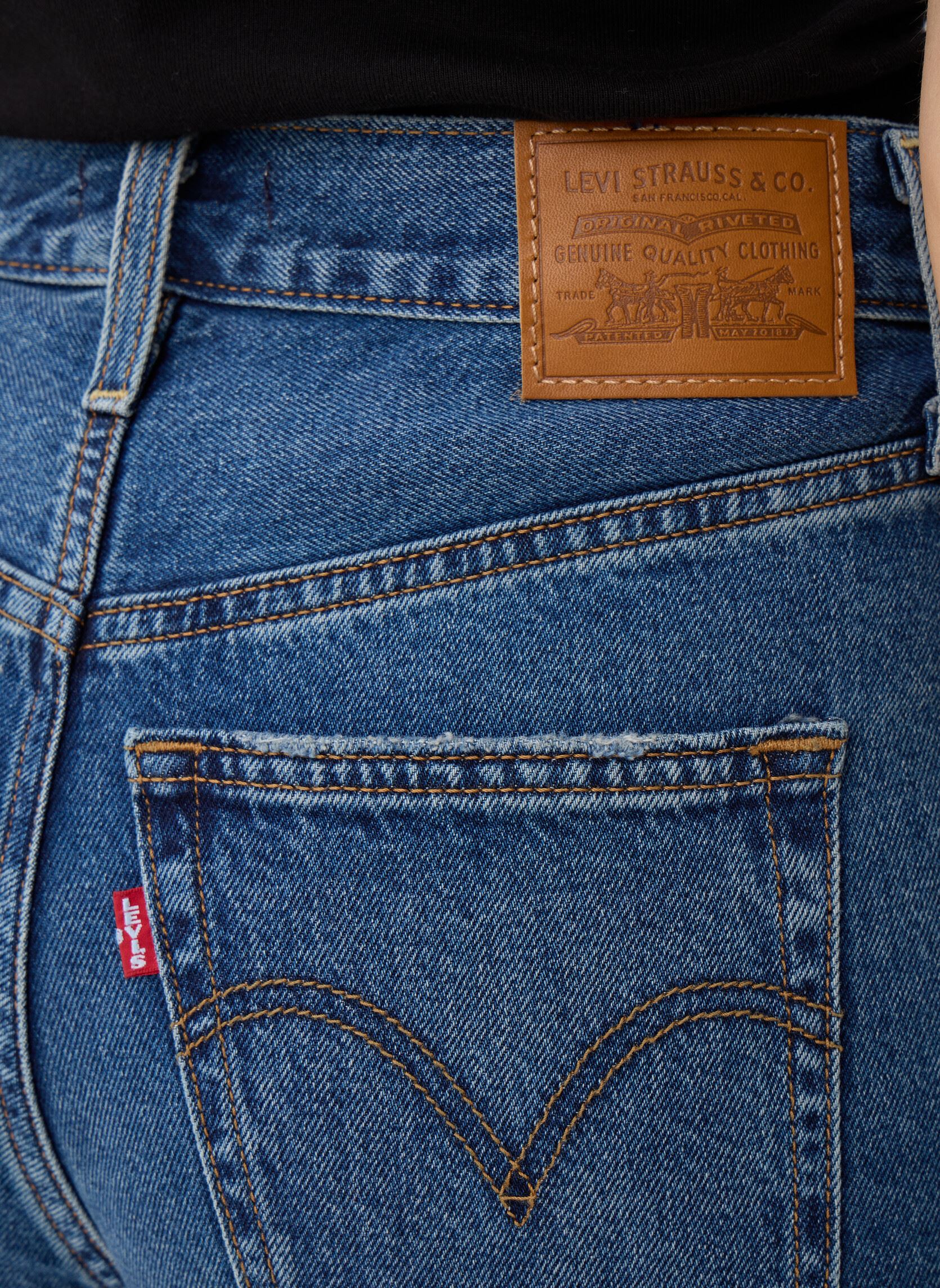 Jeans large RIBCAGE WIDE LEG H223 DARK INDIGO - WORN femme bleu Levi's Jeans large RIBCAGE WIDE LEG H223 DARK INDIGO - WORN femme bleu POLAR PERIMITER