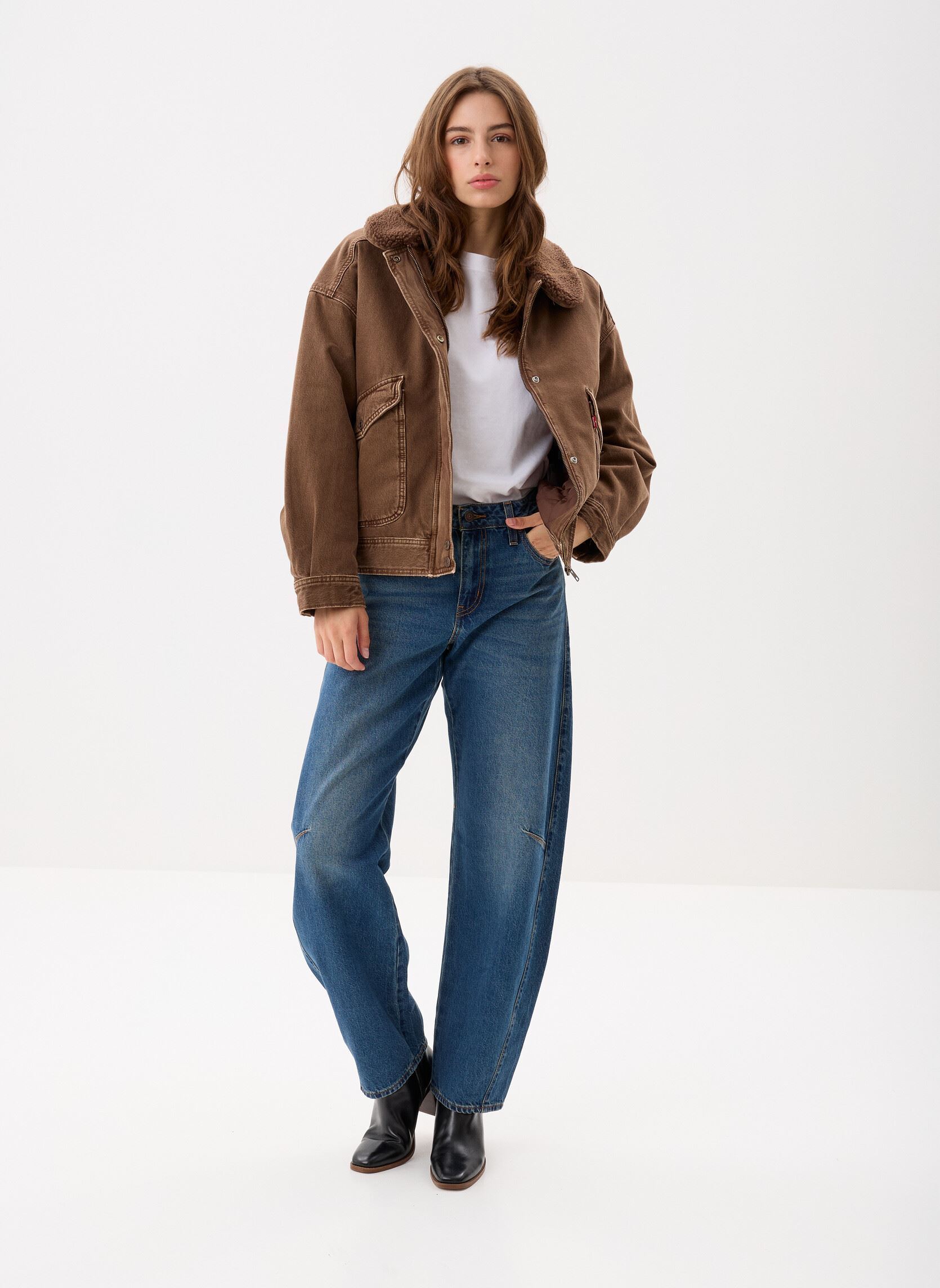Jeans larghi BAGGY DAD BARREL DARK INDIGO - WORN IN donna blu Levi's Jeans larghi BAGGY DAD BARREL DARK INDIGO - WORN IN donna blu MOST WANTED