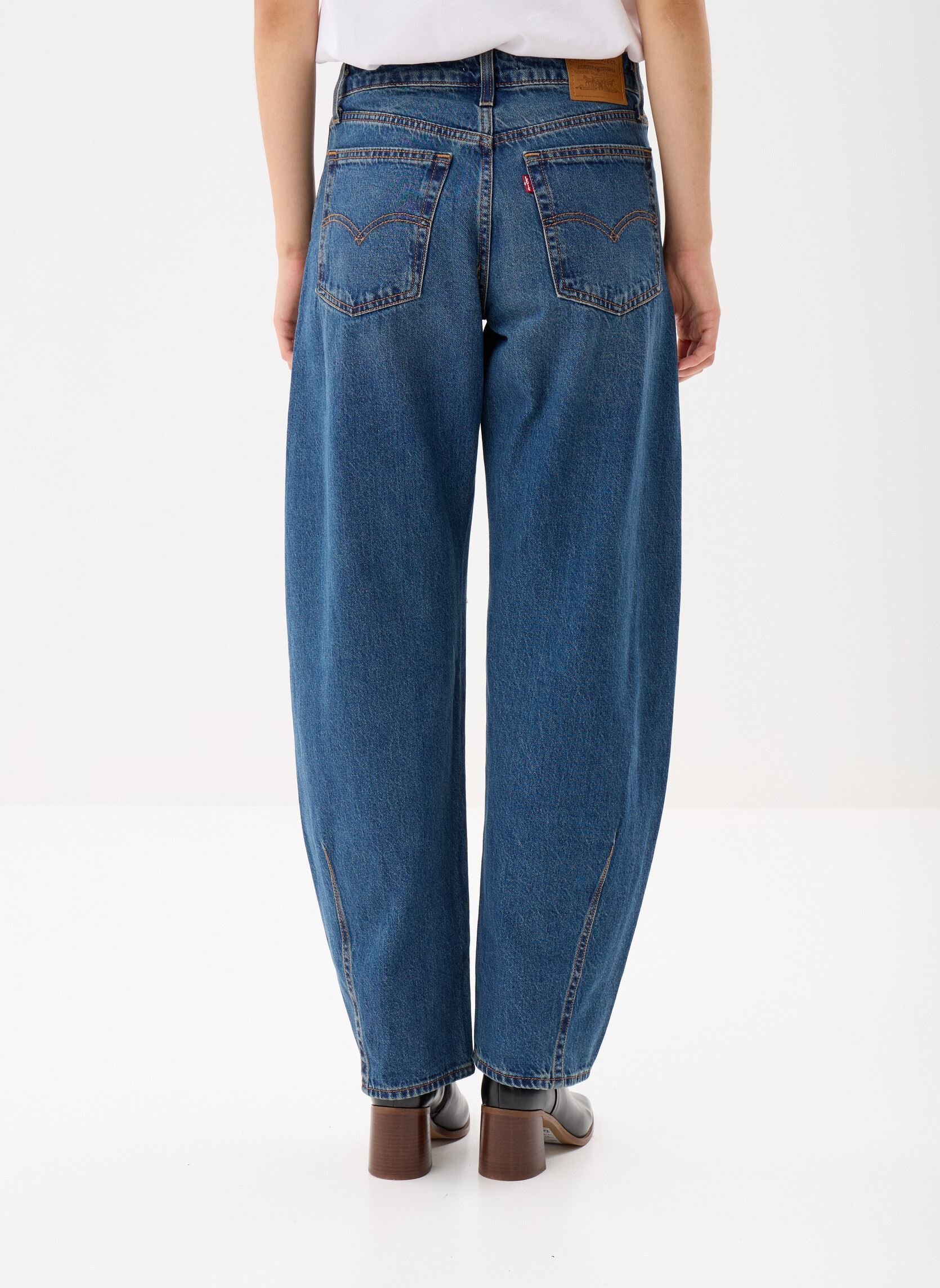 Jeans larghi BAGGY DAD BARREL DARK INDIGO - WORN IN donna blu Levi's Jeans larghi BAGGY DAD BARREL DARK INDIGO - WORN IN donna blu MOST WANTED
