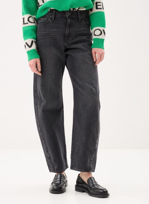 Levi's Wijde jeans / Flared Jeans BAGGY DAD BARREL DARK INDIGO - WORN IN dames zwart