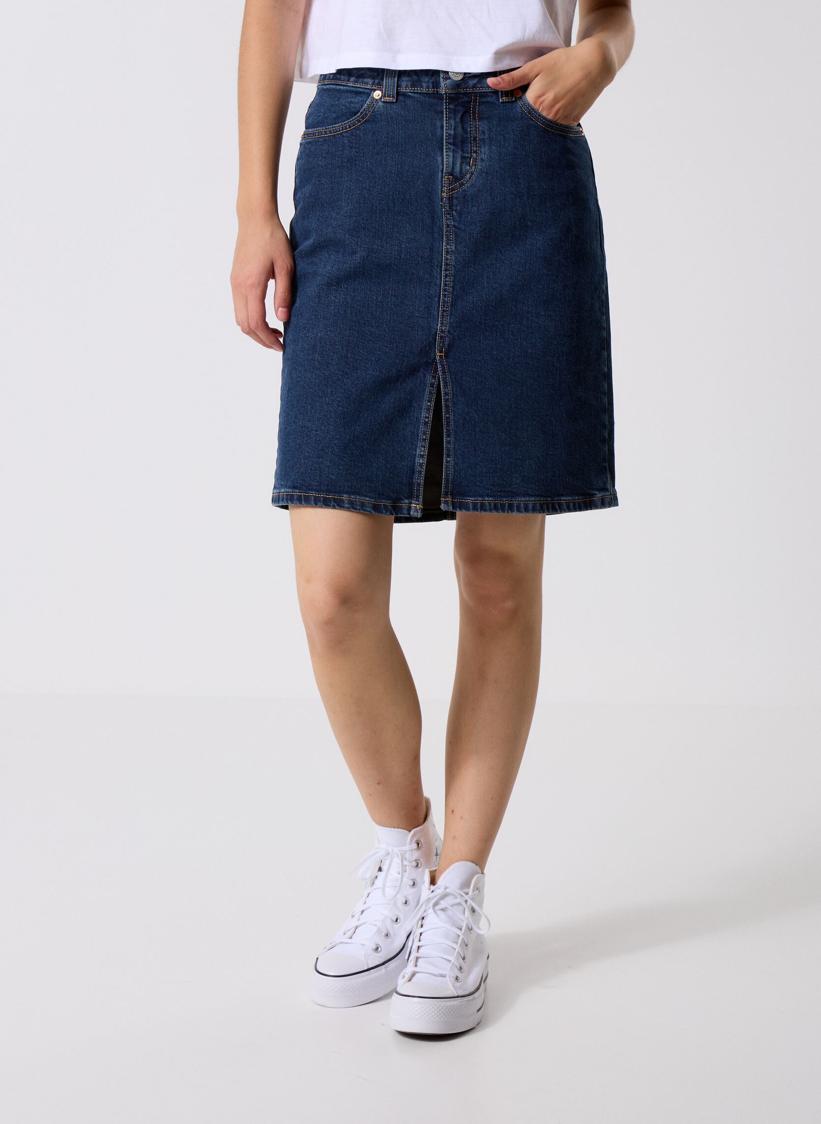 Levi' Low Midi Skirt Jupe Longer Days No DP Femmes
