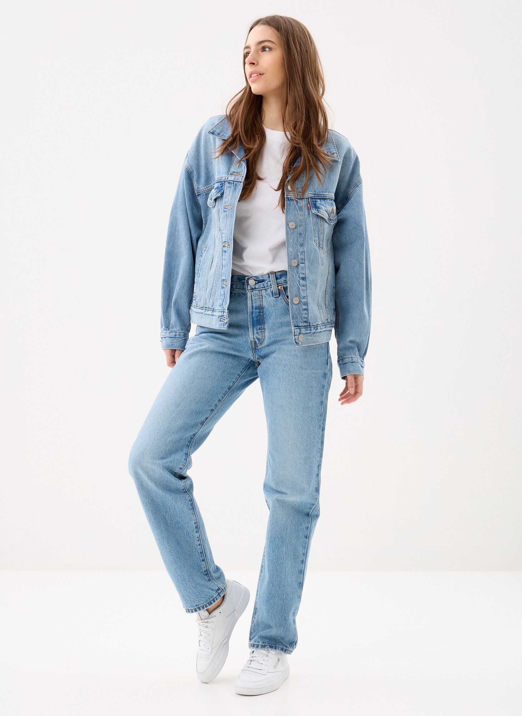 Jeans droit 501® 90S MED INDIGO - WORN IN femme bleu Levi's Jeans droit 501® 90S MED INDIGO - WORN IN femme bleu IN LOVE WITH YOU